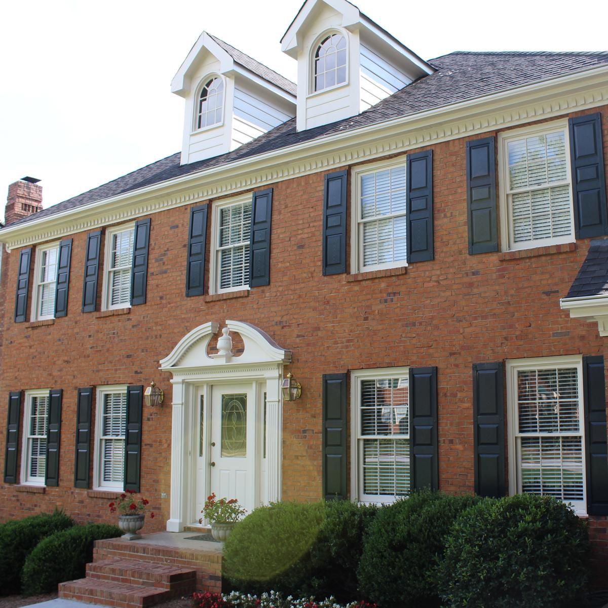 12 in. W x 39 in. H Builders Edge, Standard Two Equal Panels, Raised Panel Shutters, Includes Matching Installation Spikes, 122 - Midnight Green - Image 8