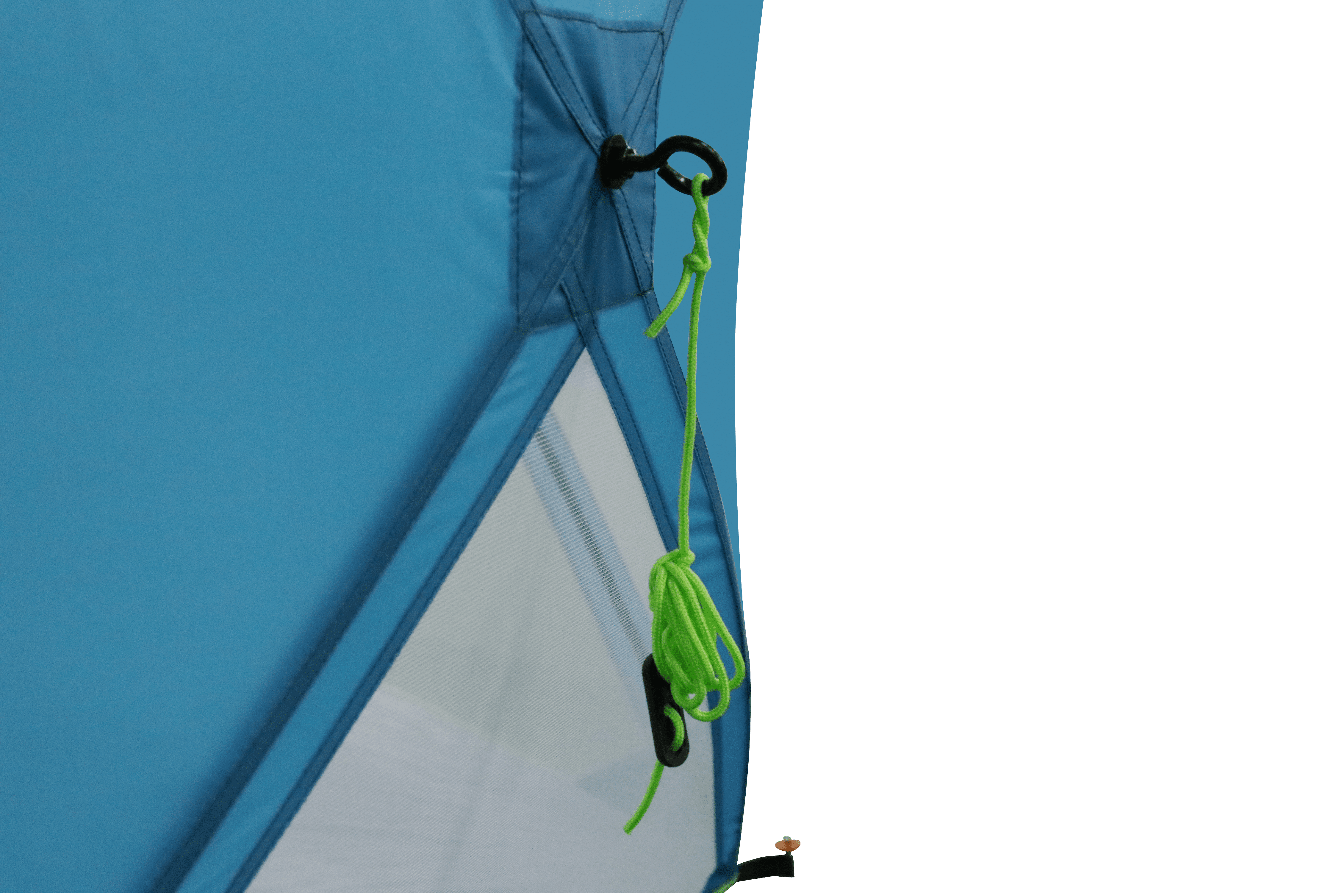 Ozark Trail 6.8 ft x 5.9 ft Pop-up Beach Shelter, Blue - Image 5