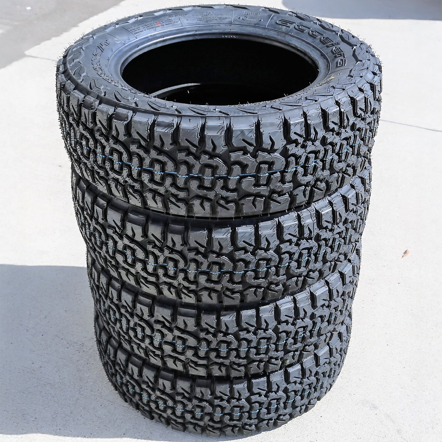 Set of 4 (FOUR) Accelera Omikron C/T LT 225/65R17 Load D 8 Ply AT A/T All Terrain Tires Fits: 2018-23 Chevrolet Equinox LT, 2015-17 Subaru Outback 3.6R Touring - Image 3