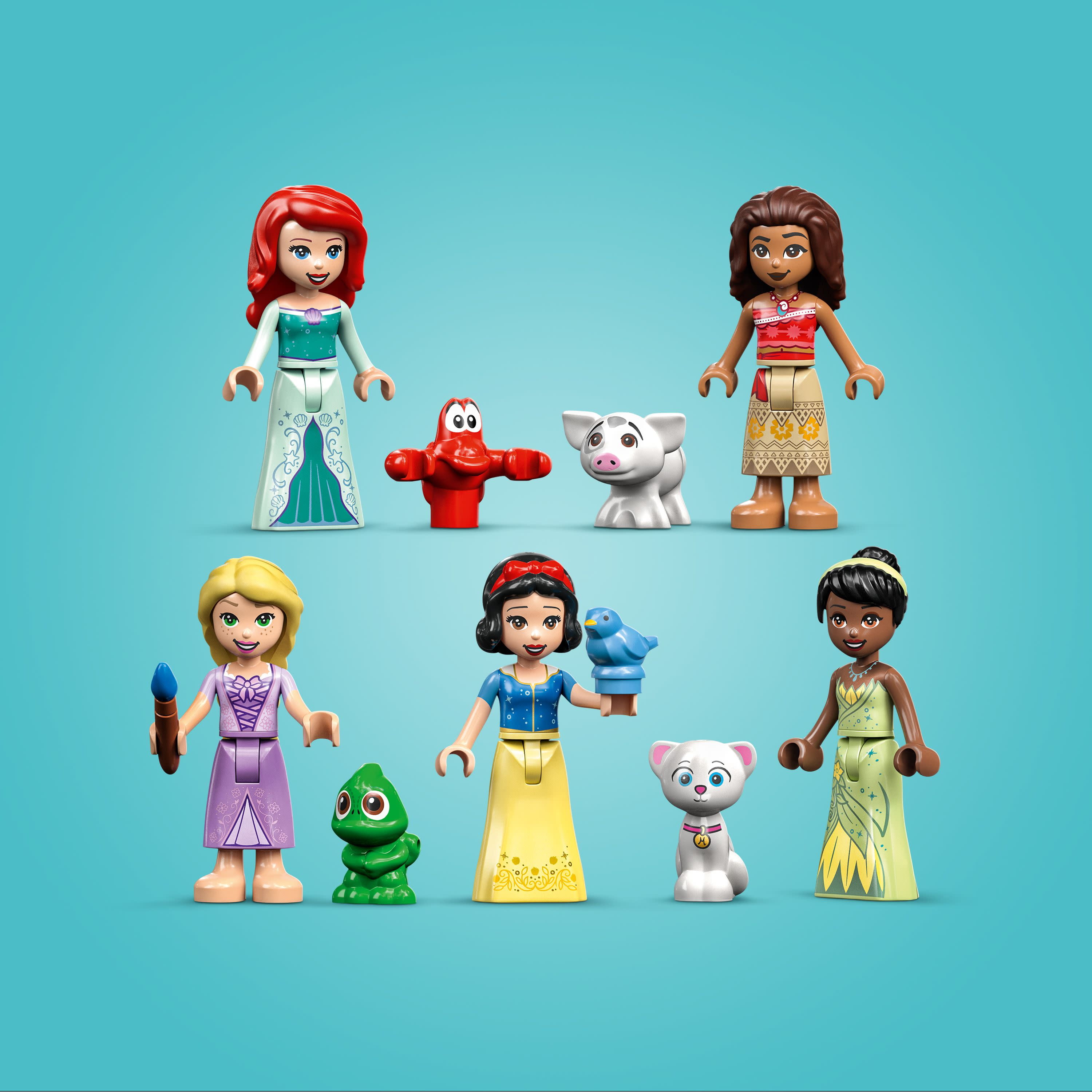 LEGO Disney Princess Ultimate Adventure Castle Building Toy, Build a Toy Disney Castle, Includes 5 Disney Princess Mini-Dolls, Ariel, Rapunzel and Snow White, Disney Gift for Boys and Girls, 43205 - Image 3