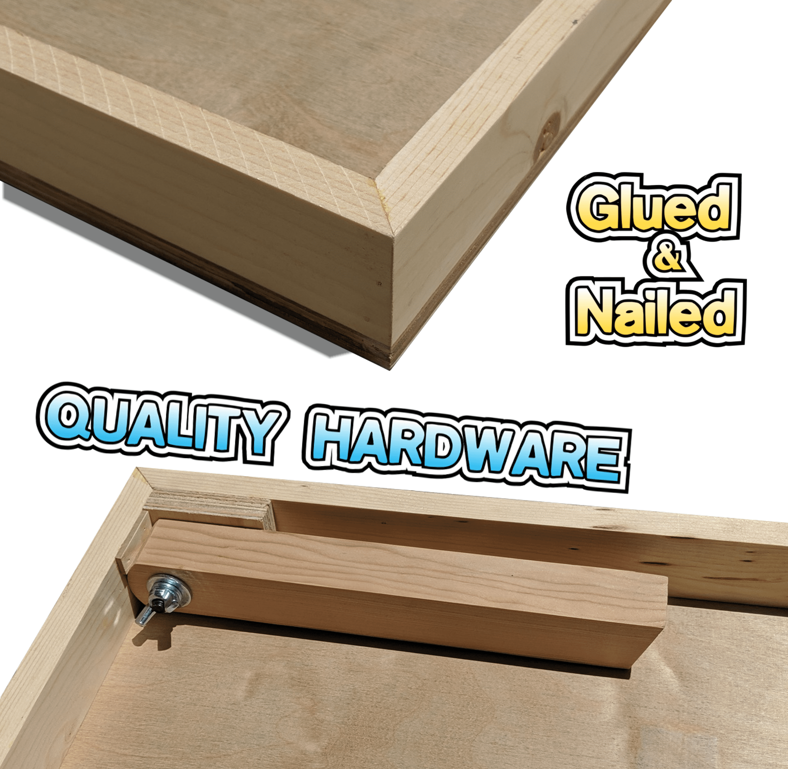 4 ft. X 2 ft. Wood Cornhole Bag Toss Boards w/ Color-Changing LED Lights & 8 All-Weather Bags - USA Edition - Image 6