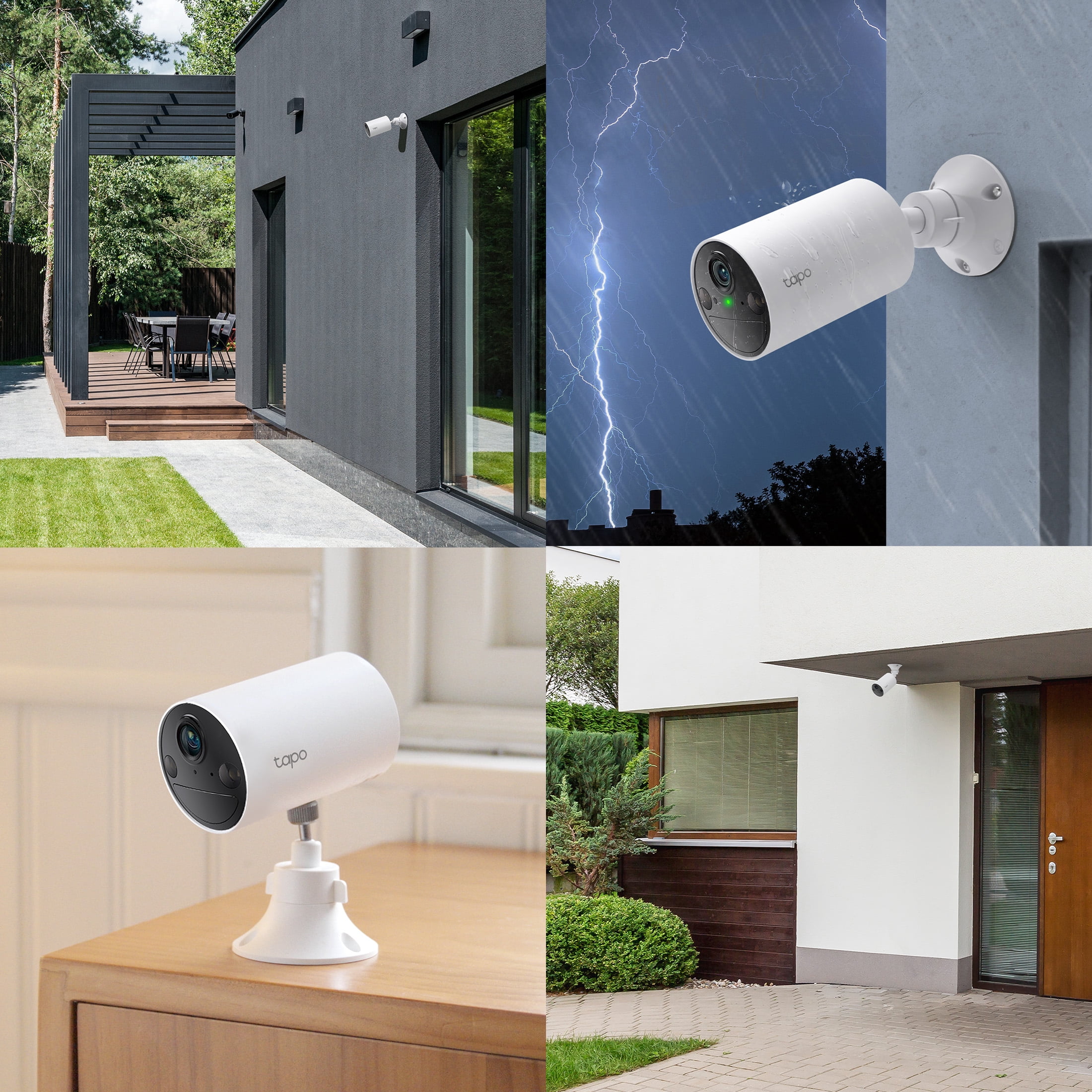 TP-Link Tapo Wireless Indoor/Outdoor 2K Security Camera, Waterproof, Rechargeable, Battery-Powered, Install Anywhere, Local or Cloud Storage - Subscription not Required, Two-Way Audio - TC82(2-pack) - Image 3