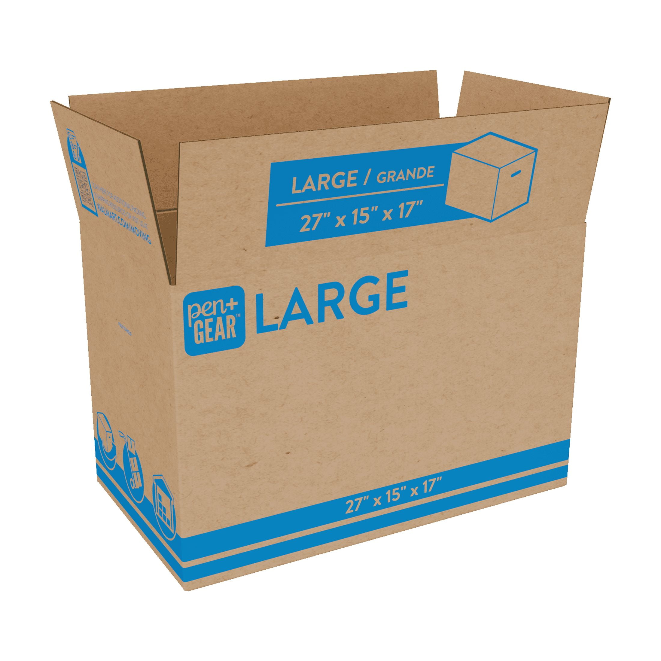 Pen+Gear Recycled Moving and Storage Boxes, Large, 27" x 15" x 17.5", Kraft, 25 Count - Image 13