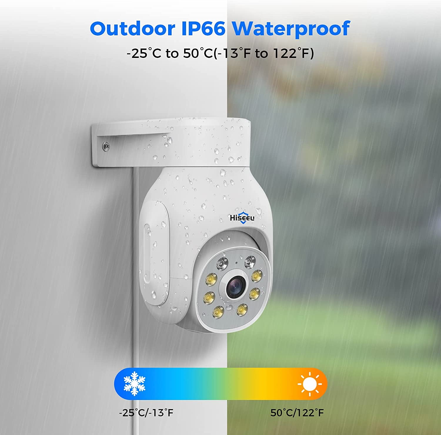 Hiseeu WiFi PTZ Security Camera System,5MP,Expandable 10CH NVR,1TB Hard Drive,12V DC Power Cords,IP66 Waterproof, Motion Alert, Plug&Play,24/7 Motion Record, Auto Track - Image 6