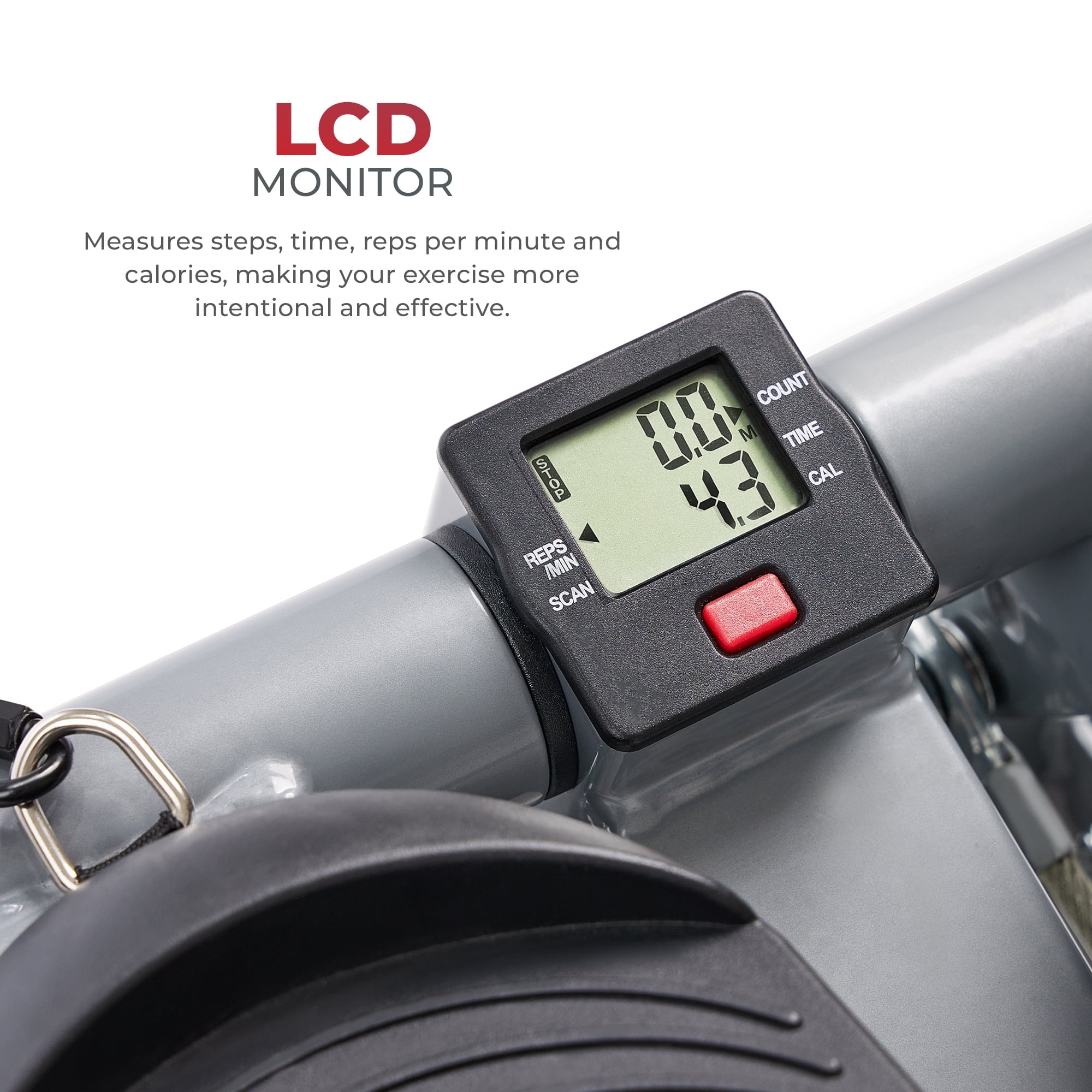 Sunny Health & Fitness Mini Steppers for Exercise at Home, Stair Step Workout Machine with Resistance Bands, Full Body Cardio - NO. 012-S - Image 6