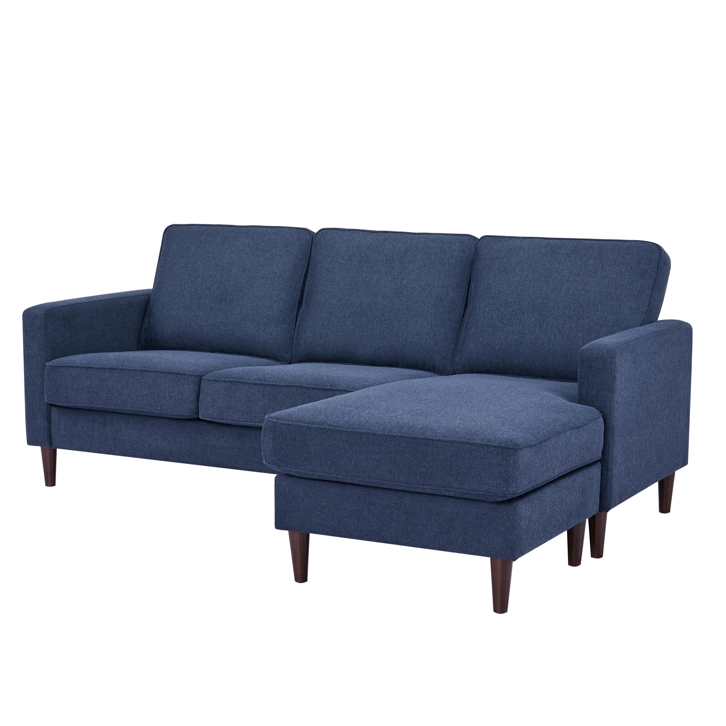A&D Home Rachel Sectional Sofa, Navy Blue - Image 3