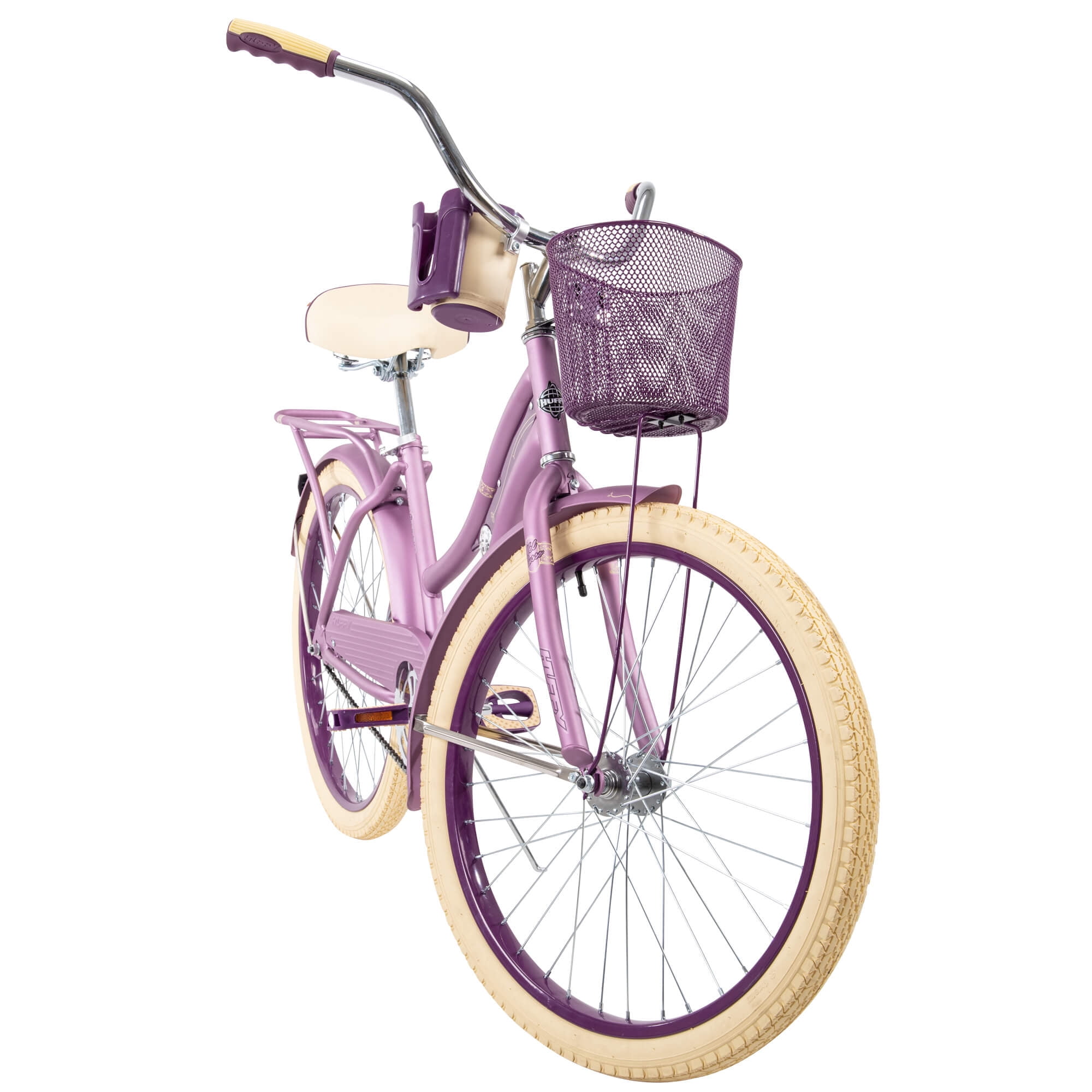 24" Huffy Nel Lusso Girls Cruiser Bicycle, 24" Wheels, Ages 12-19 Years Old, Purple, Cruiser Bike - Image 7