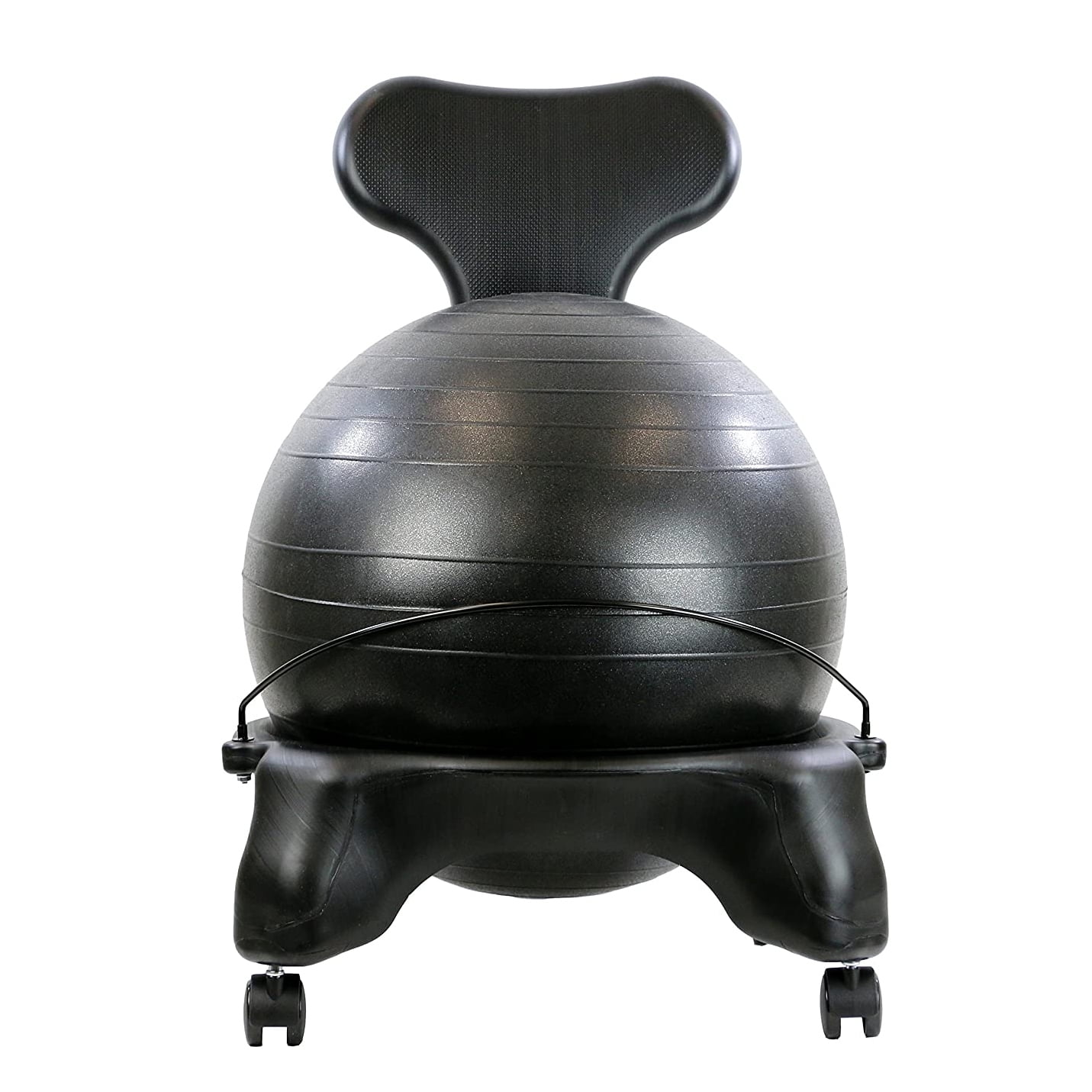 Cando Ball Chair Inflatable Ergonomic Active Seating Exercise Ball Chair with Air Pump for Home, Office, and Classroom - Image 5