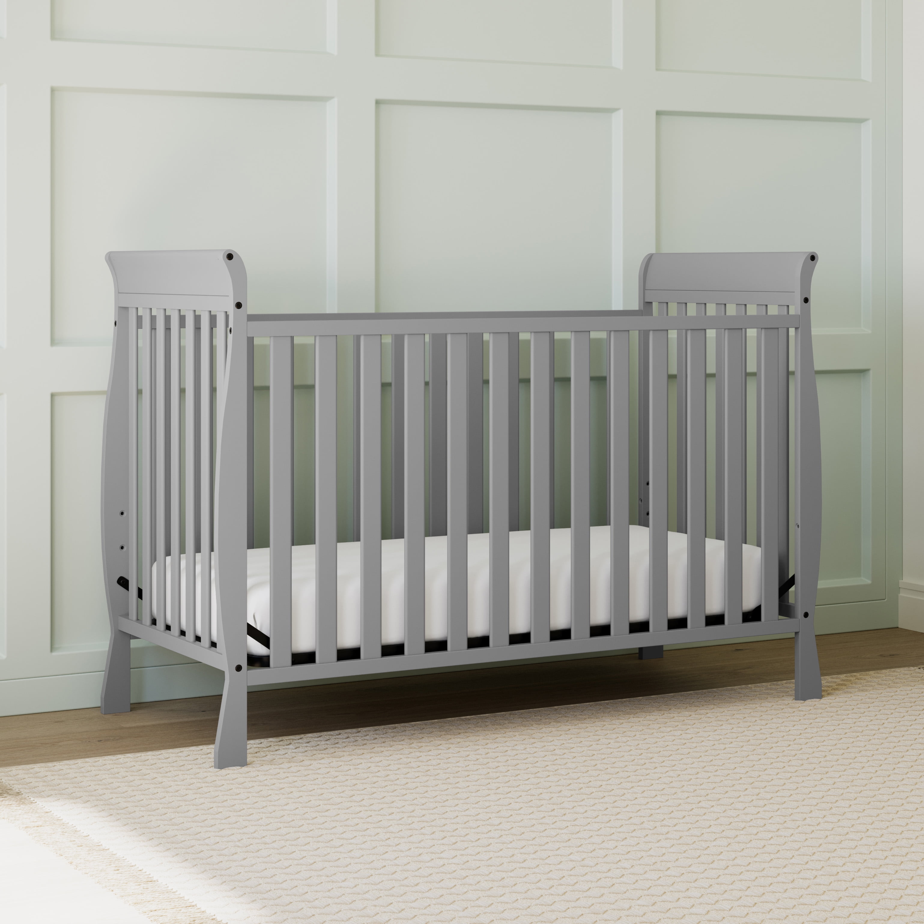 Storkcraft Maxwell 3-in-1 Convertible Baby Crib, Pebble Gray - Image 7