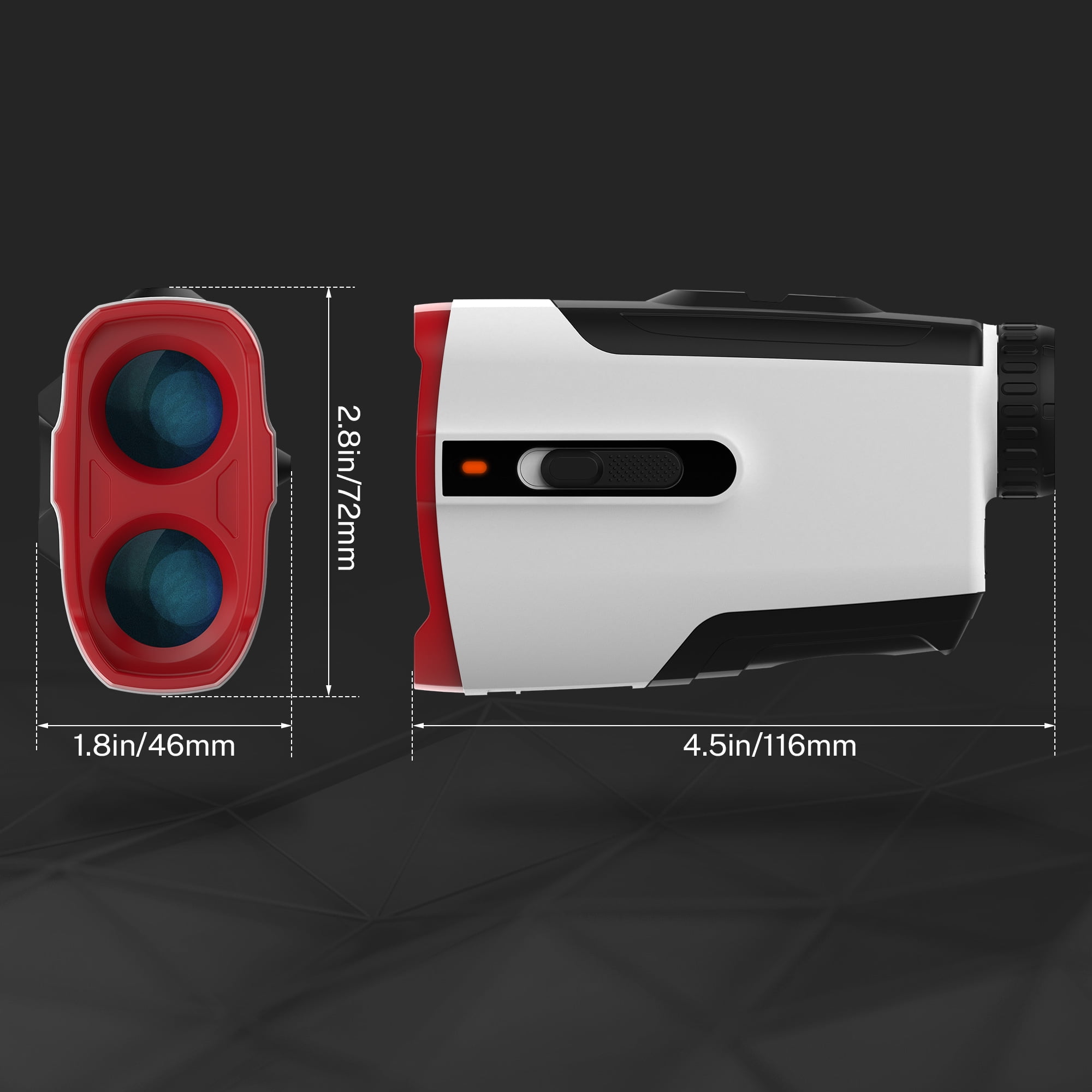 Segmart Laser Golf Rangefinder for Best Gift, 900 Yards 7X Magnification Clear View Laser Range Finder for Hunting, Slope Measurement for Golfers, Continuous Scan - Image 10