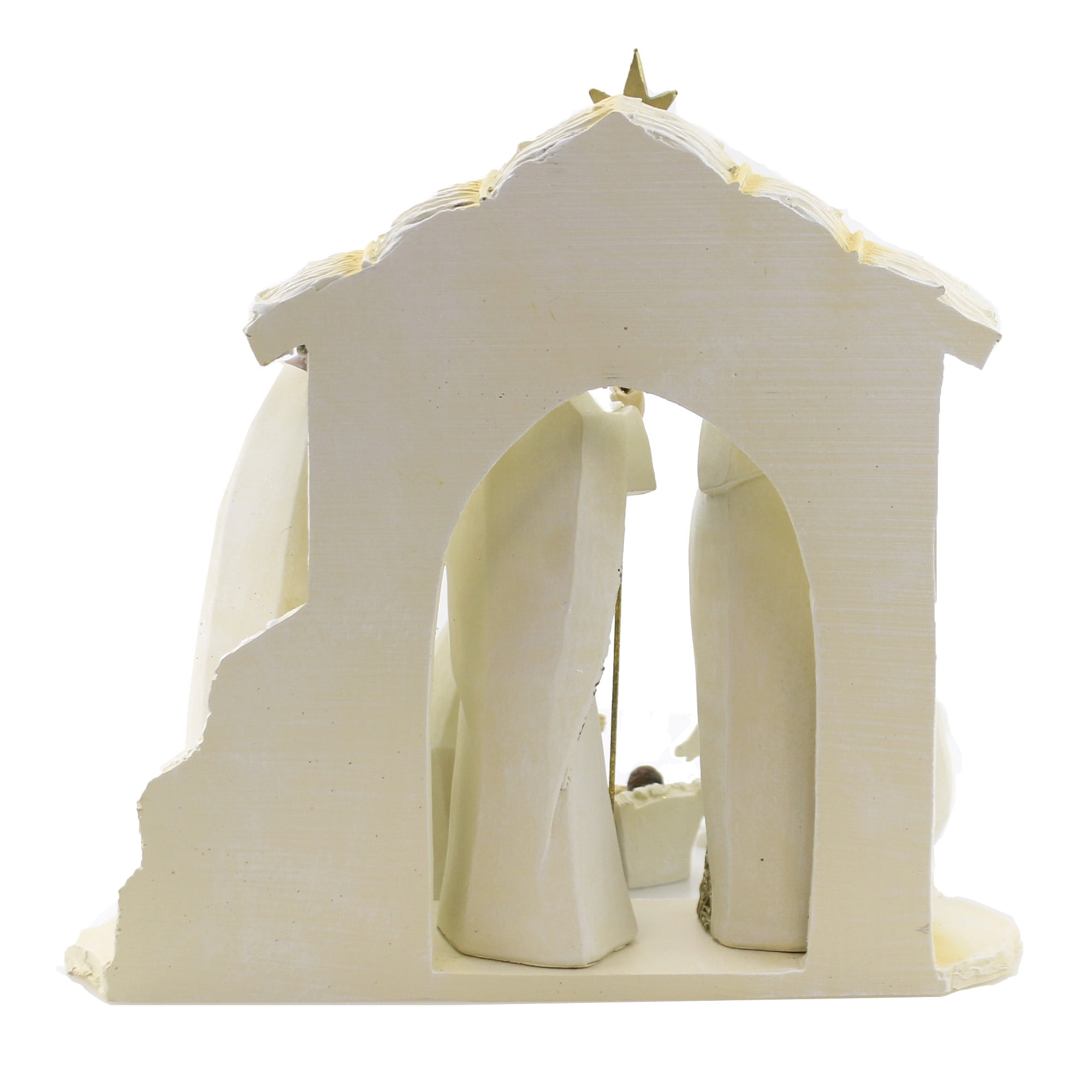 Ivory and Gold Christmas Nativity 10 Piece Set Holiday Decoration New 31379 - Image 5