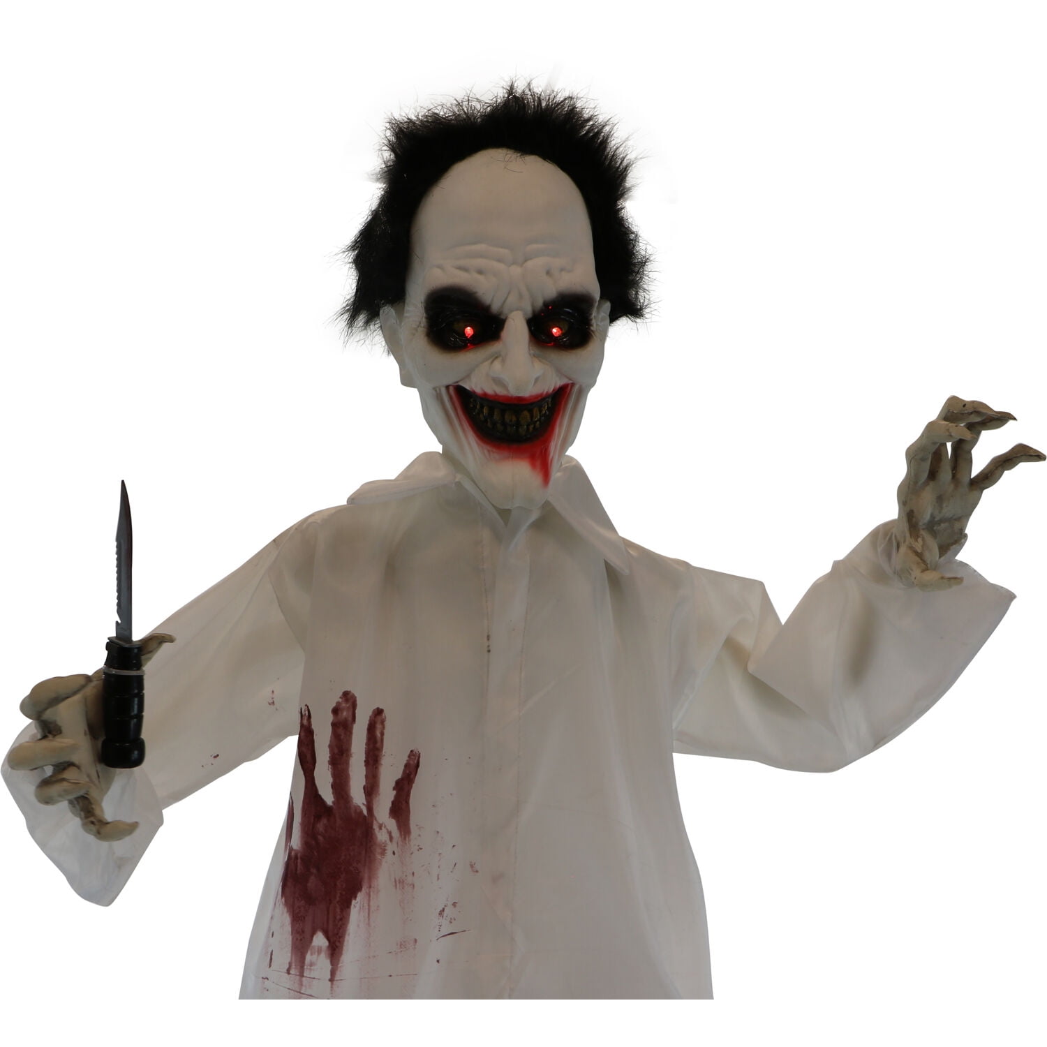 Haunted Hill Farm 5.75 ft Animatronic Halloween Doctor, Indoor/Covered Outdoor Halloween Decoration, HHDOC-3FLSA - Image 9