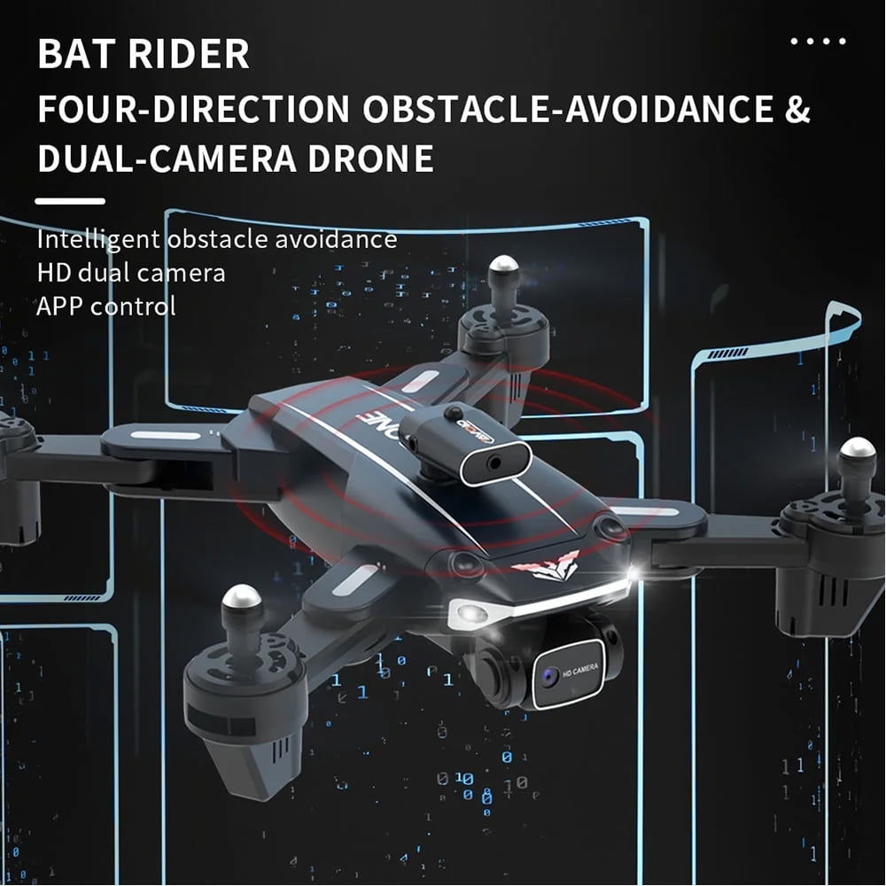 SKYMONSTER X109 RC Drone with 2 Batteries,HD Camera,Obstacle Avoidance,Stable Hover,Black - Image 4