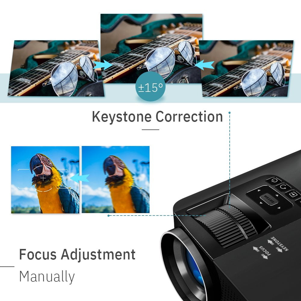 VANKYO Leisure 510 HD Movie Projector, Video Projector with 230" Projection Size, LCD, Support 1080P - Image 5