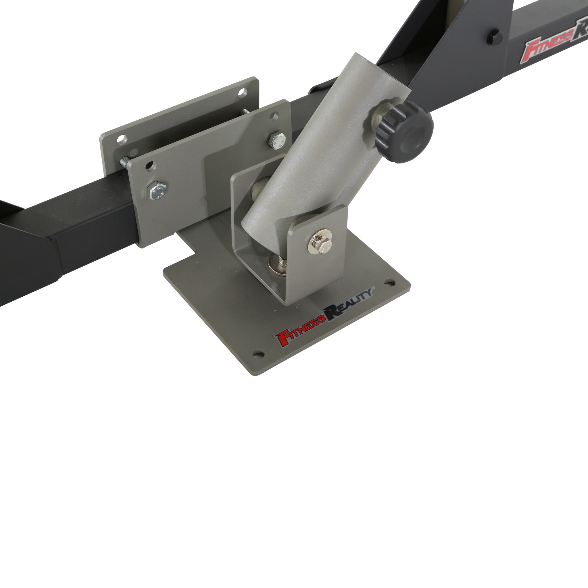 FITNESS REALITY Attachment Set for 2x2 Steel Tubing Power Cages, Includes Landmine, Olympic Plate Holder, 2 J-Hooks, and 2 Dip Bars - Image 5