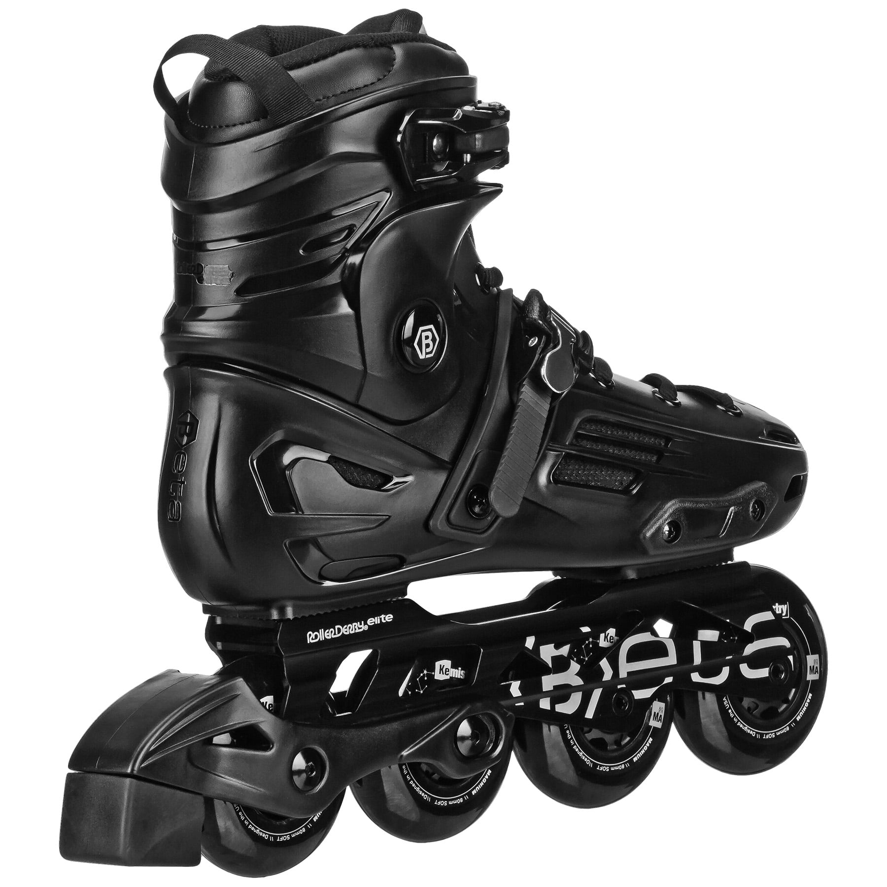 Roller Derby Elite Beta Inline Black Skates for Unisex, 128 oz - Image 7