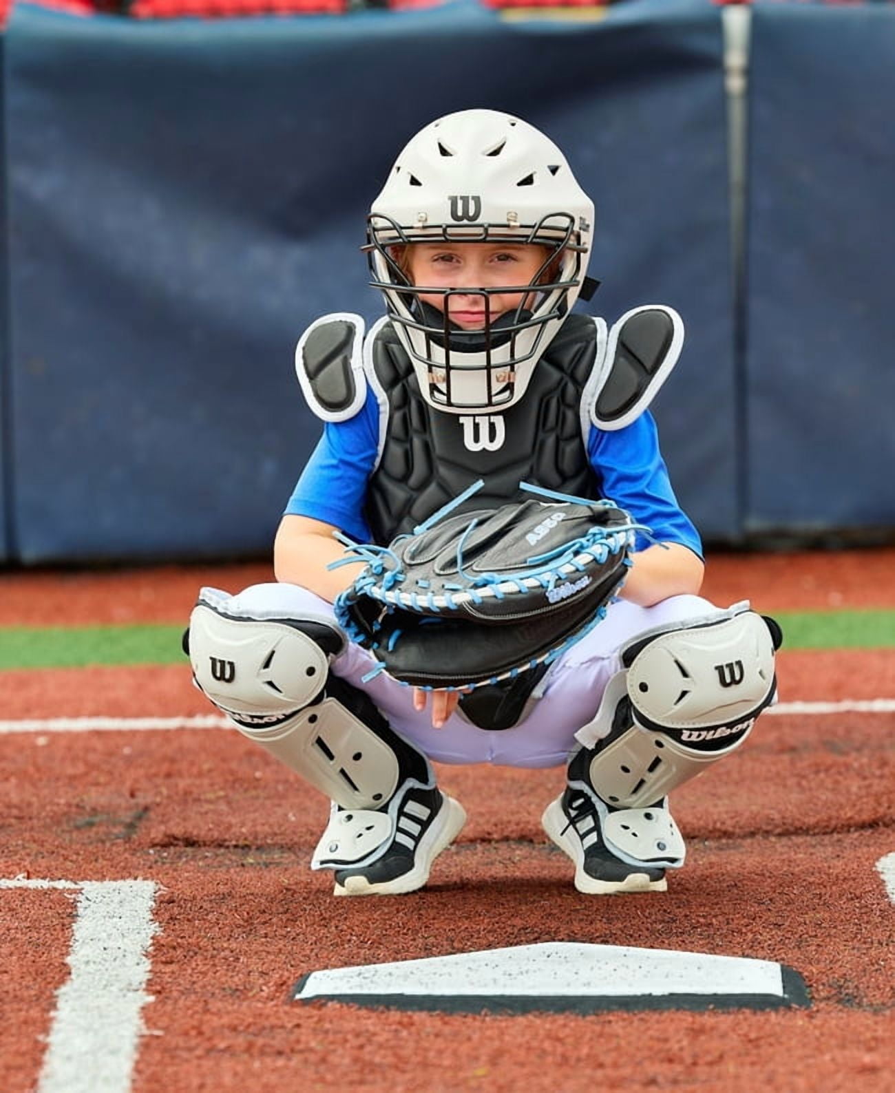 Wilson EZ Gear 2.0 Catcher’s Gear Kit - Black, Large/X-Large (Ages 7-12) - Image 4