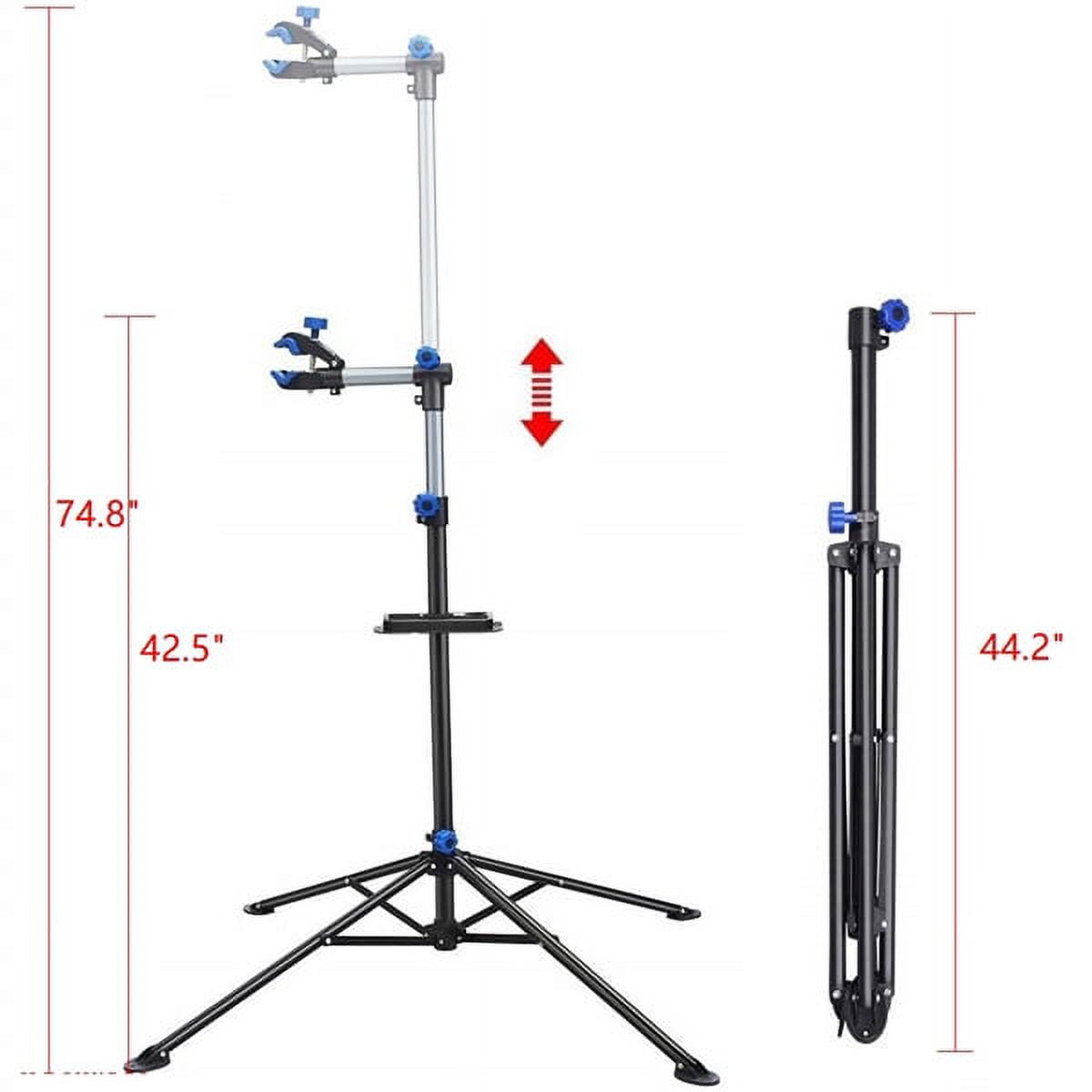 Alden Design Foldable & Adjustable Bicycle Repair Stand, Black - Image 9