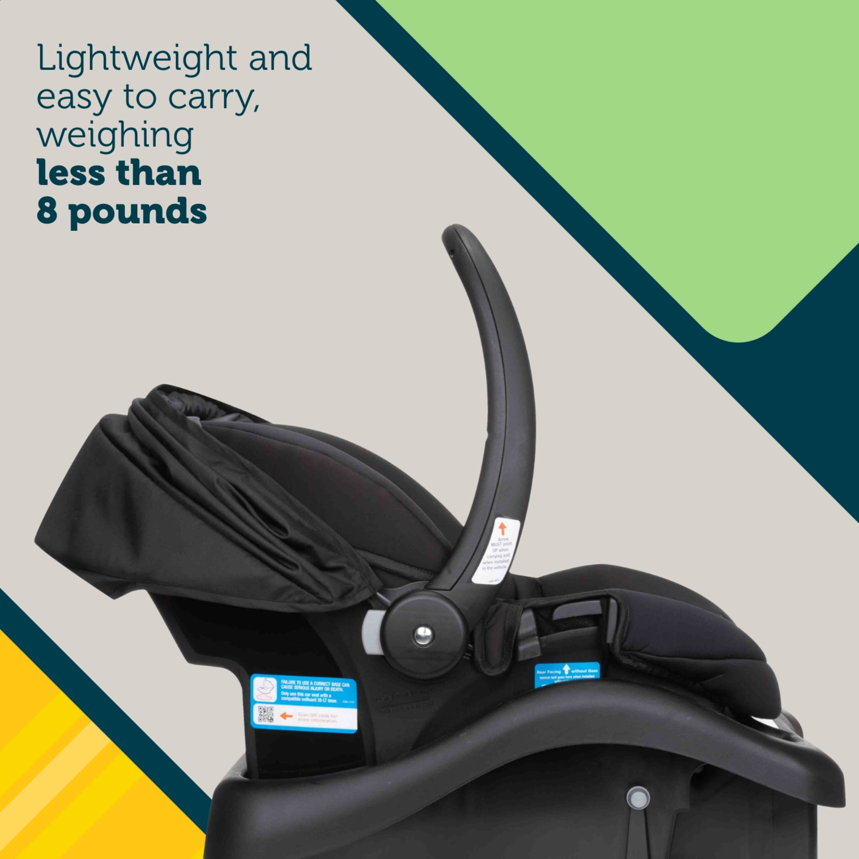 Safety 1ˢᵗ Comfort 35 Infant Car Seat, Pink Streak - Image 20