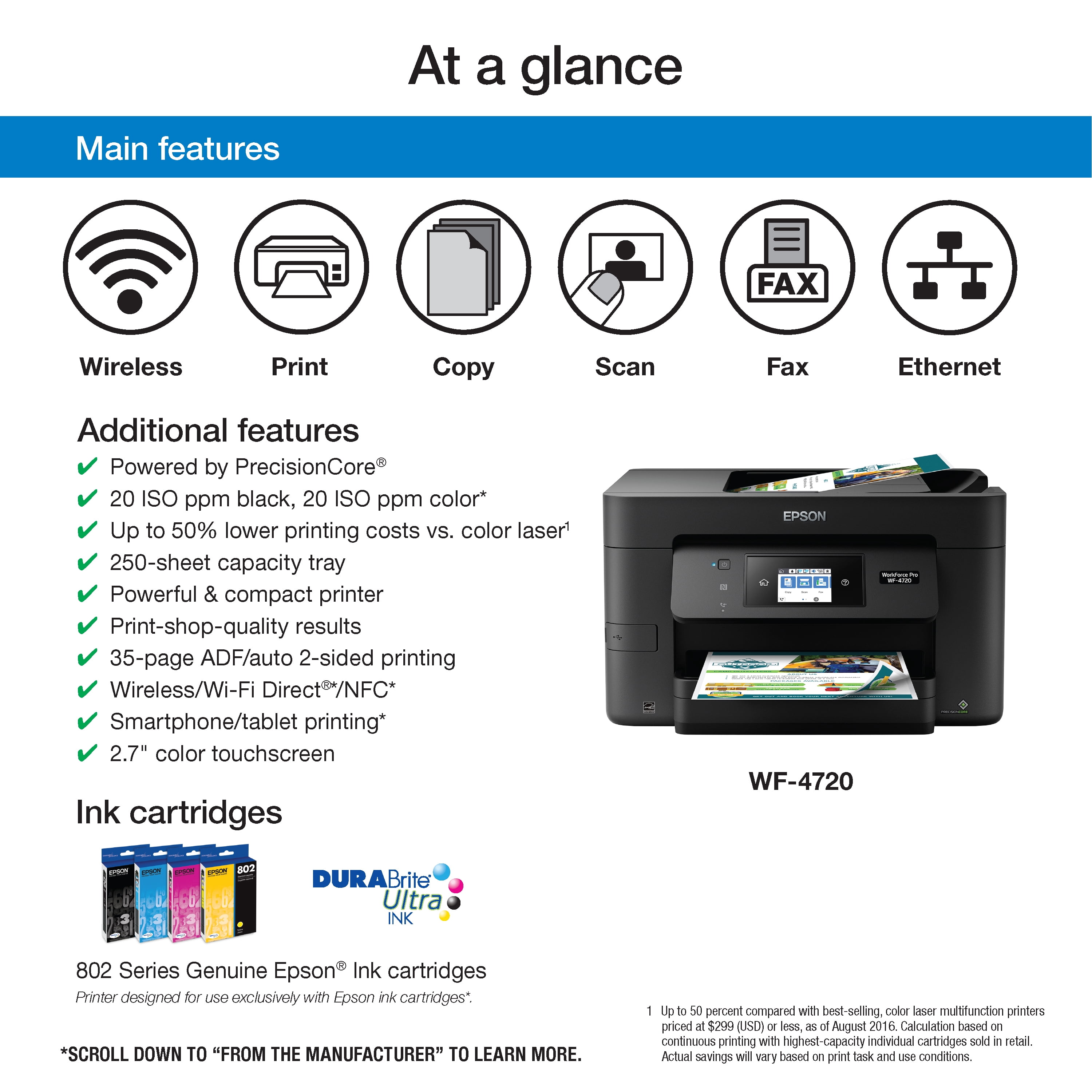 Epson - WorkForce Pro WF-4720 Wireless All-In-One Printer - Image 5