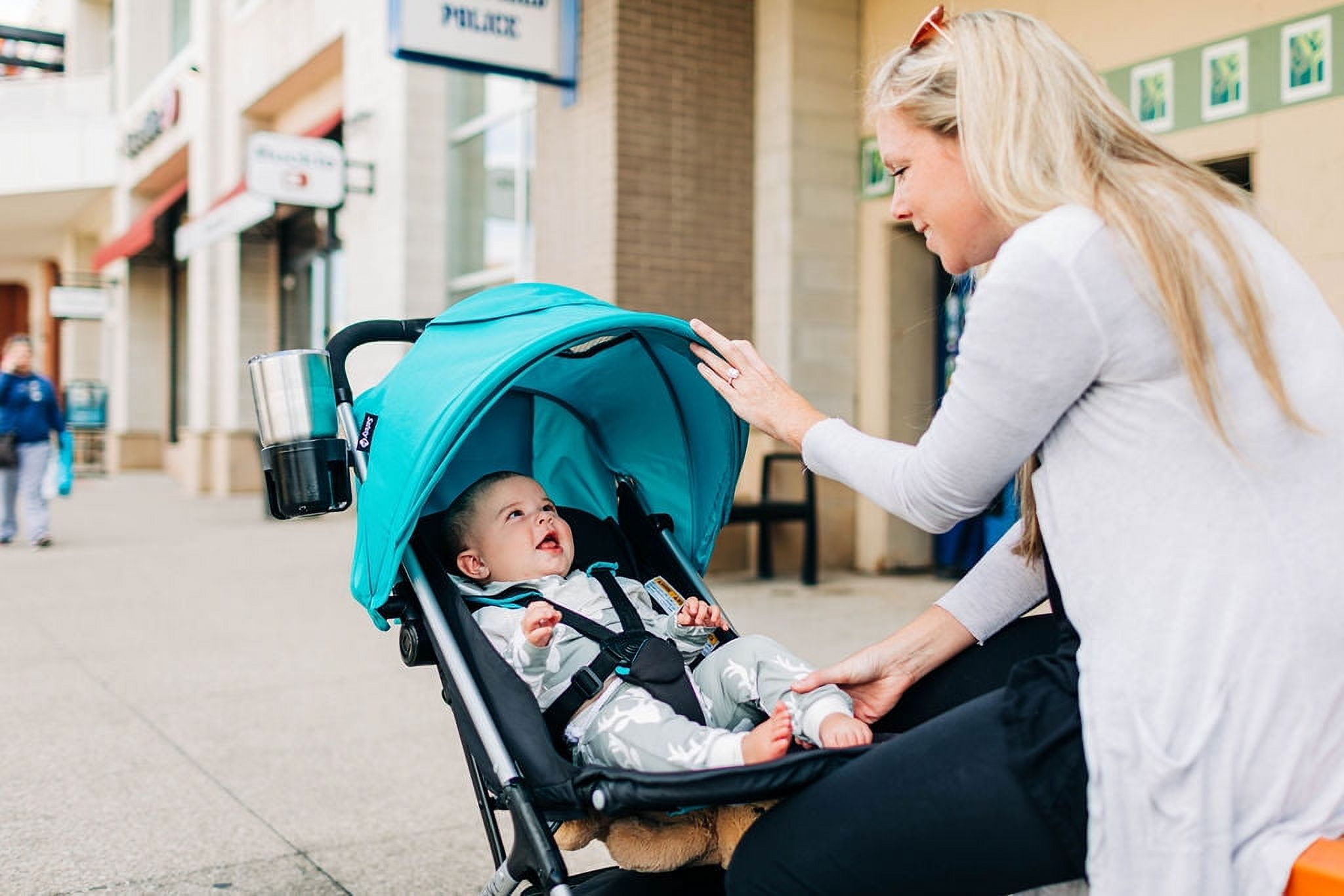 Safety 1st Teeny Ultra Compact Stroller, Bahama Breeze, Toddler, Unisex - Image 4