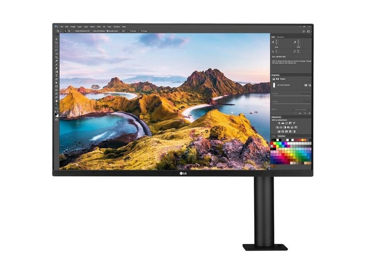 LG Ultrafine 31.5" 4K Uhd Led LCD Monitor - 16:9 - Textured Black - Image 4