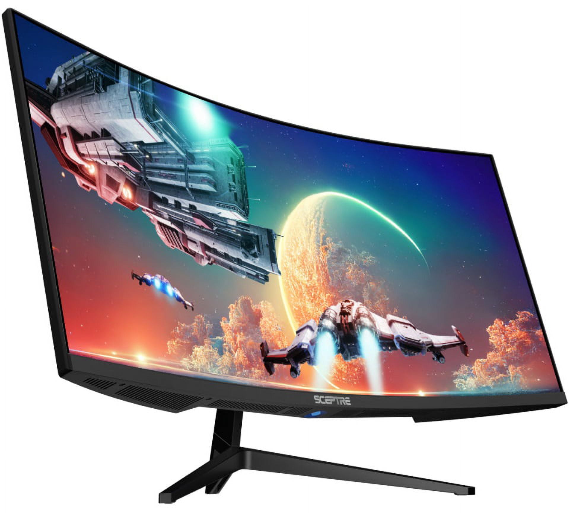 Sceptre 34-Inch Curved Ultrawide WQHD Monitor 3440 x 1440 R1500 up to 165Hz DisplayPort x2 99% sRGB 1ms Picture by Picture, Machine Black 2023 (C345B-QUT168) - Image 3