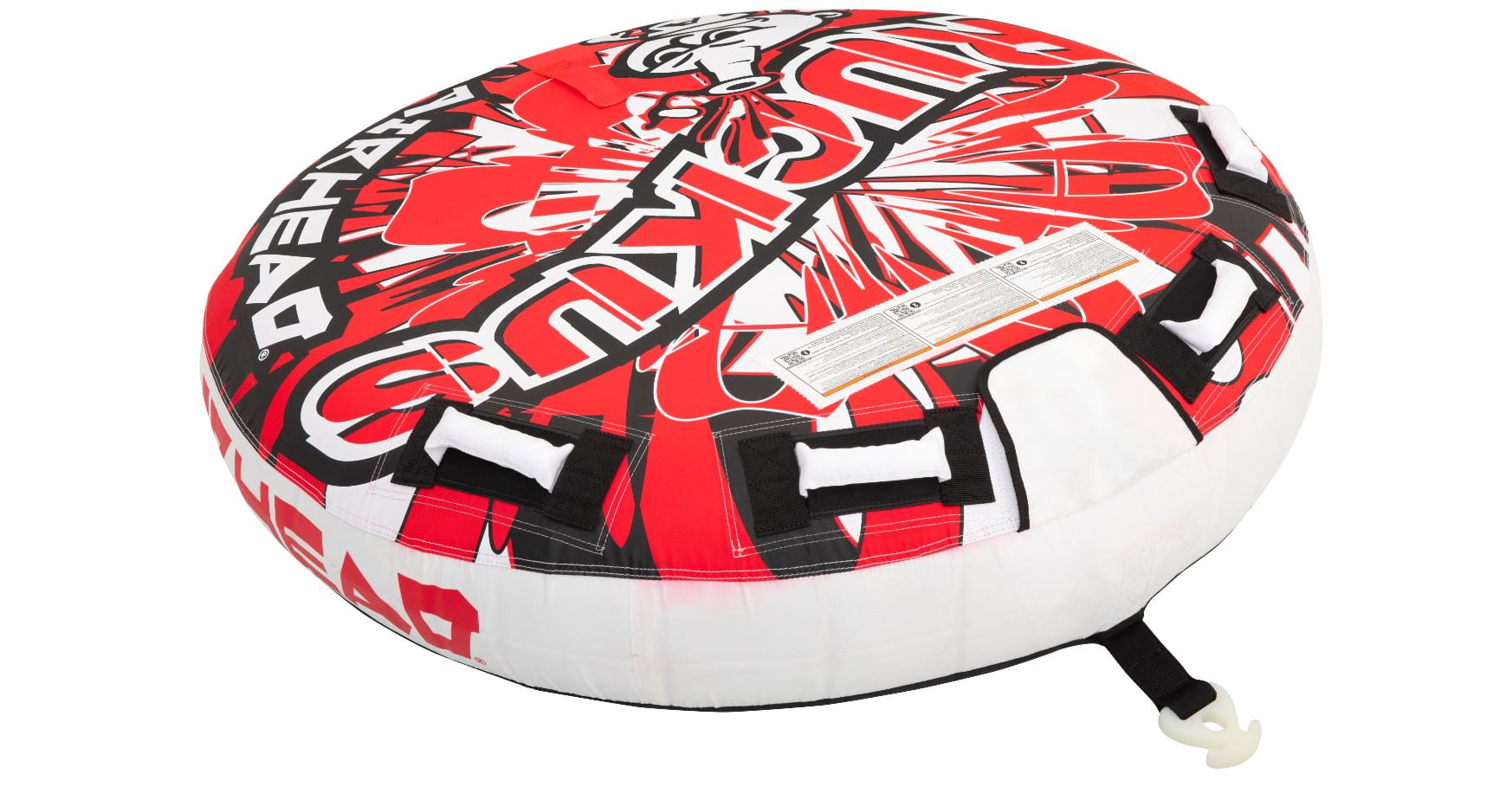 Airhead Ruckus 58" Towable Tube, 2 Riders, Red - Image 8
