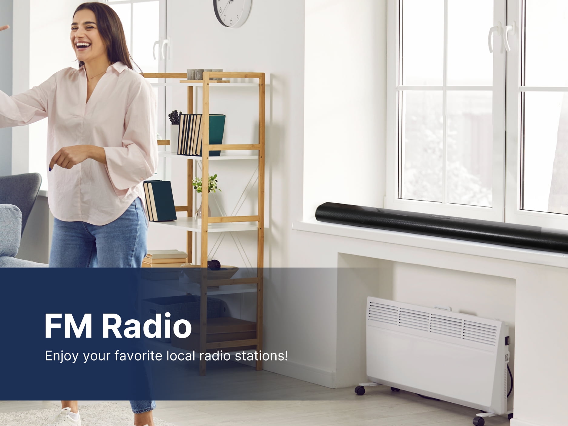 Emerson EHS-2002 37-inch Bluetooth Soundbar with Remote Control, Black - Image 6