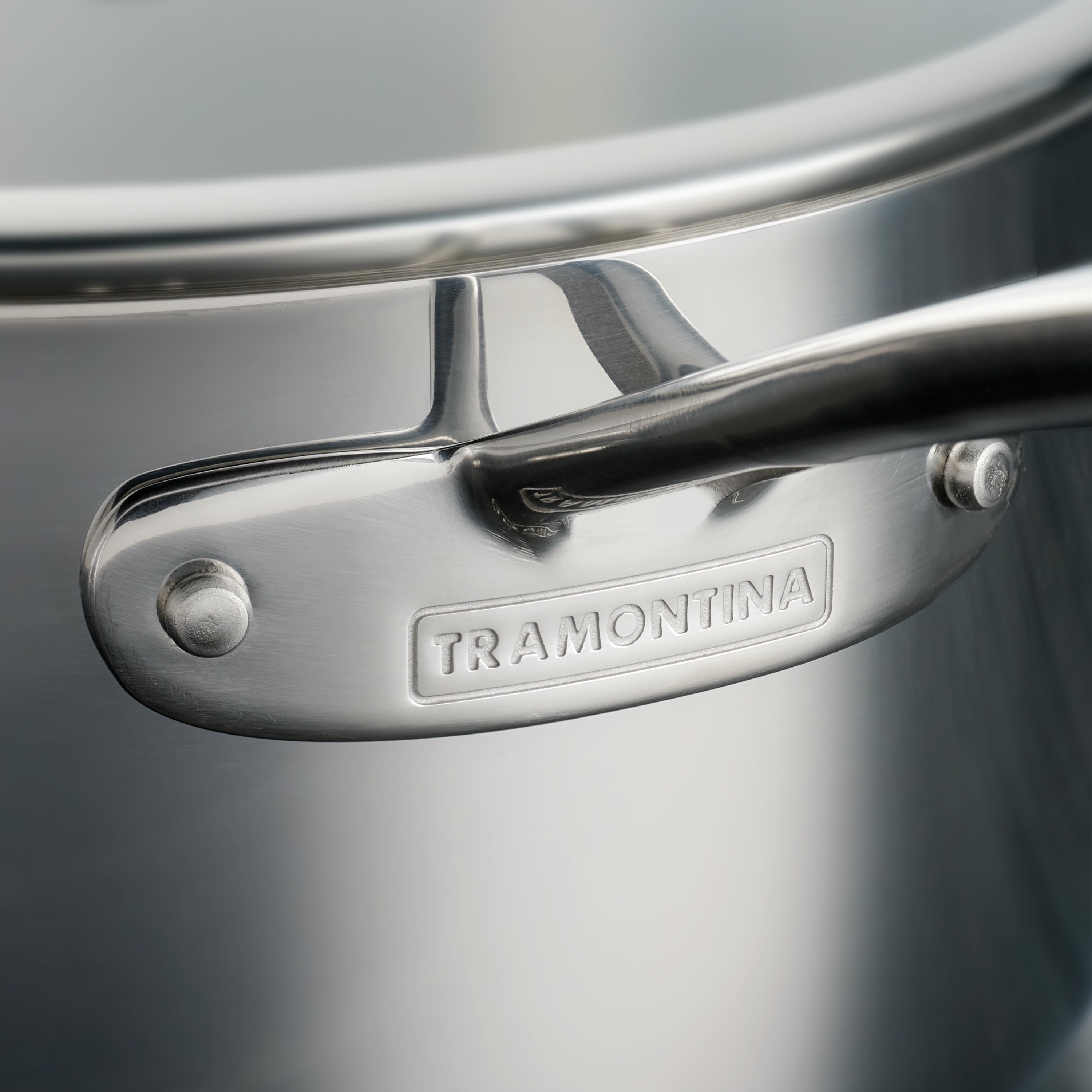 Tri-Ply Clad 2 Qt Covered Stainless Steel Sauce Pan - Image 3