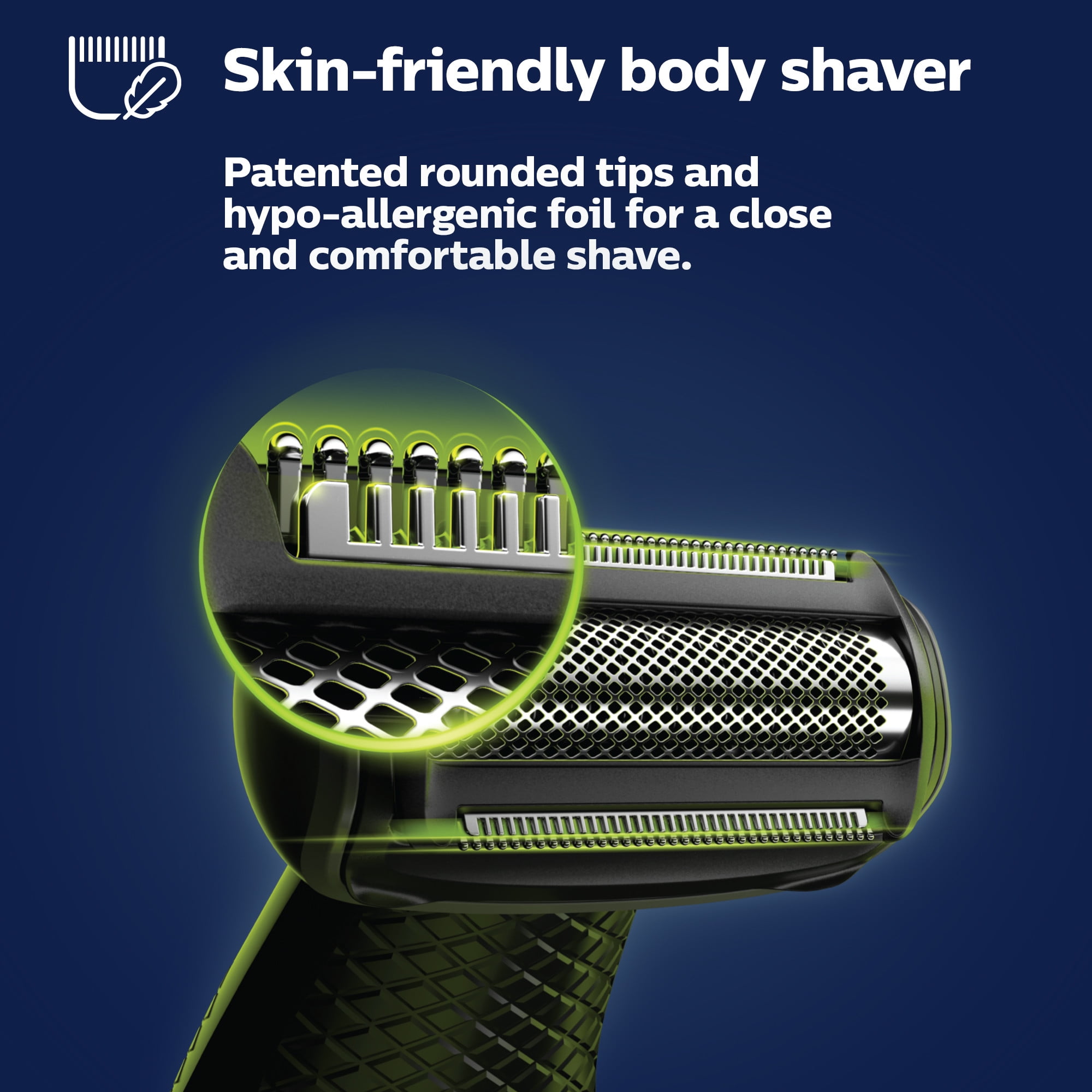 Philips Norelco Bodygroom Series 5000 Showerproof Body Electric Shaver and Trimmer, BG5025/42 - Image 6