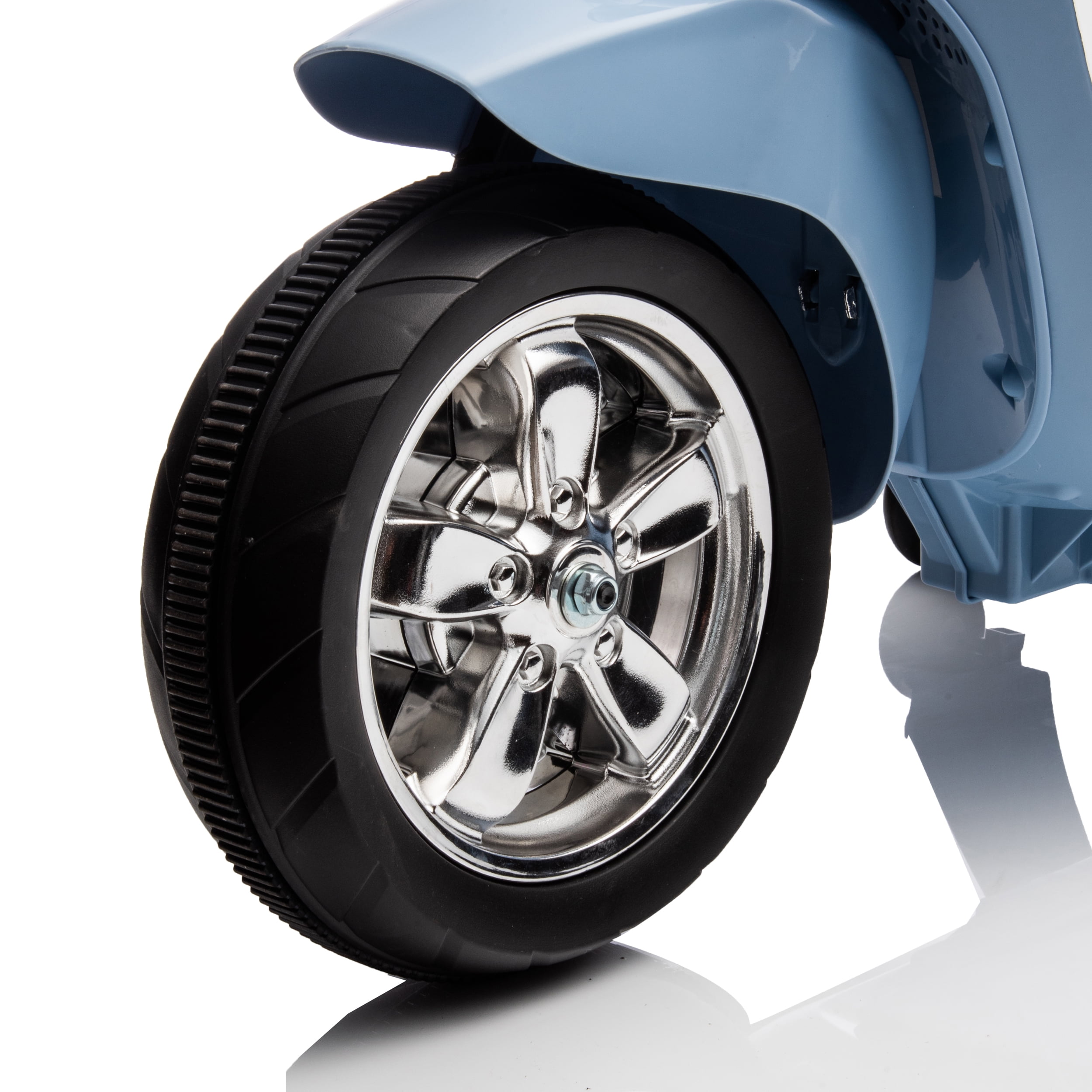 Blazin' Wheels 12V Vespa GTS Super Sport Battery Operated Rideon Scooter - Unisex Toy - Image 8