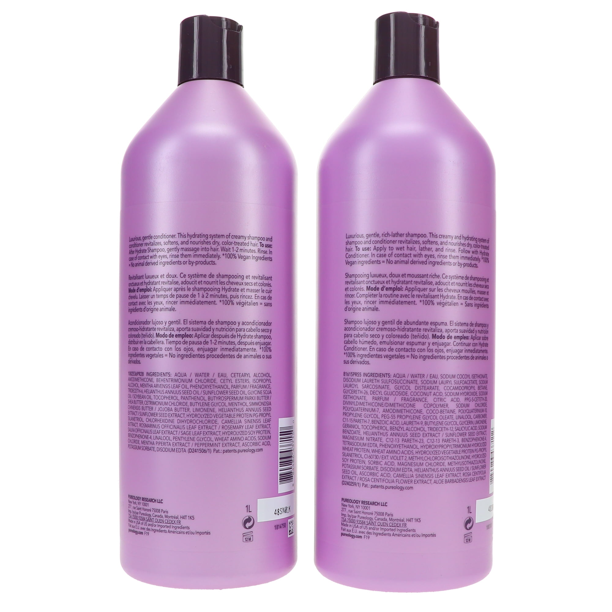 Pureology Hydrate Shampoo & Conditioner, 33.8 oz Combo Pack - Image 3