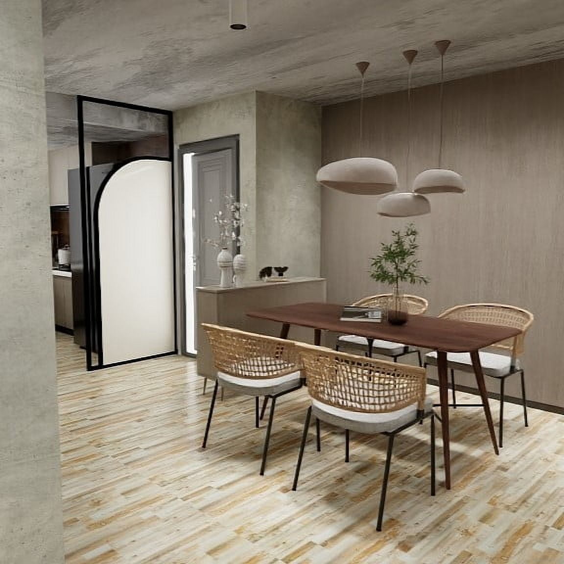 Dekorman Gray Cottage Pine 7.1 in. W x 48 in. L x 5 mm T Rigid Core Vinyl Plank (23.64 Sq.ft./Case) - Image 4