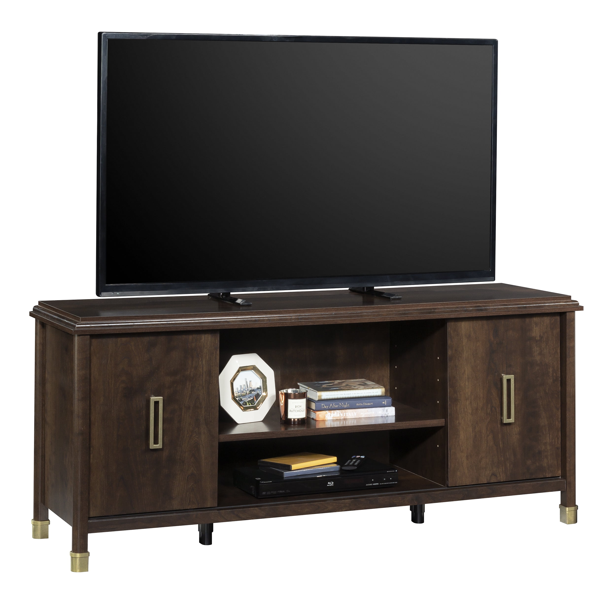 1934 Collection, by Sauder TV Stand for TV's up to 65", Deco Cherry Finish - Image 13