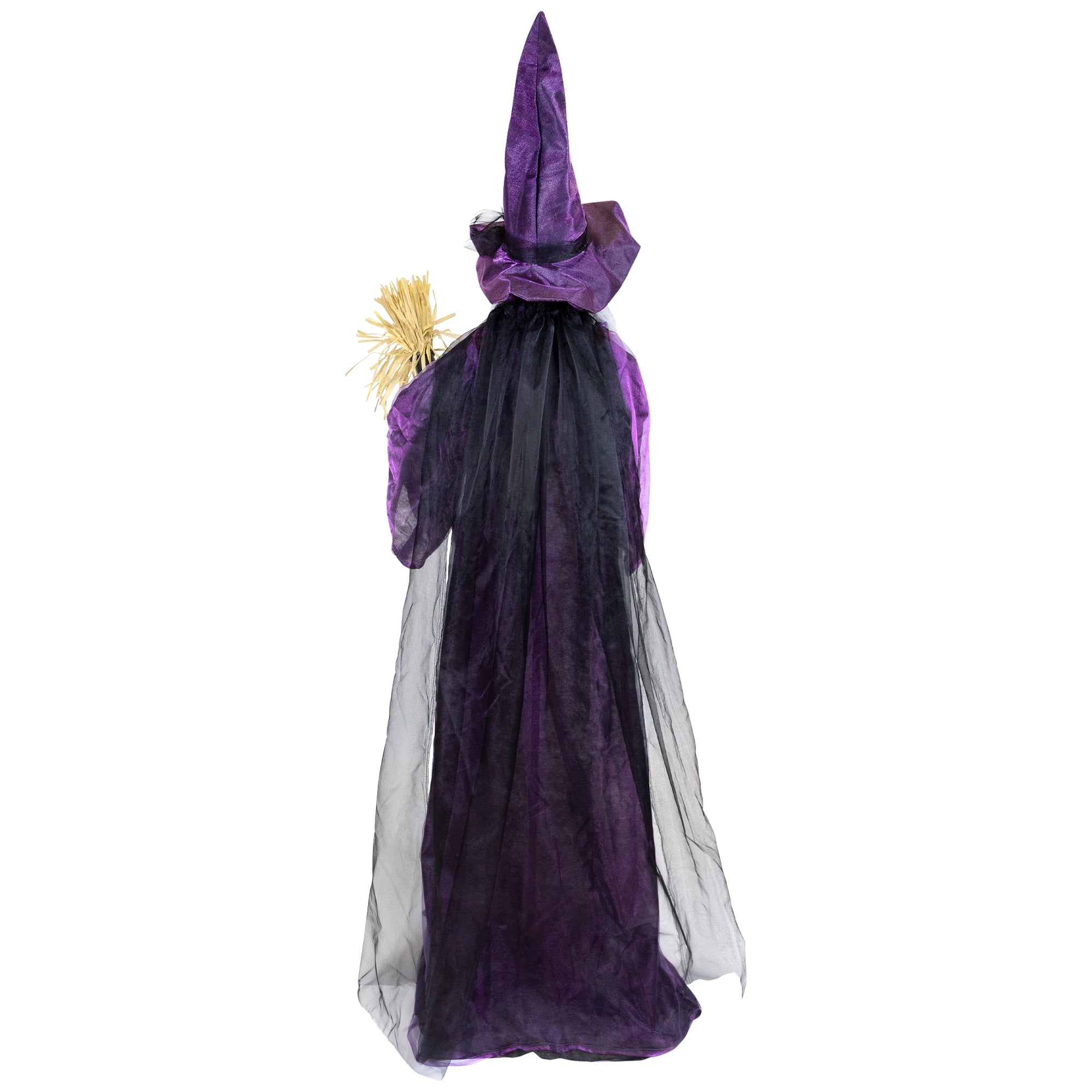 Northlight LED Lighted and Animated Witch Halloween Decoration - 5.5' - Image 5