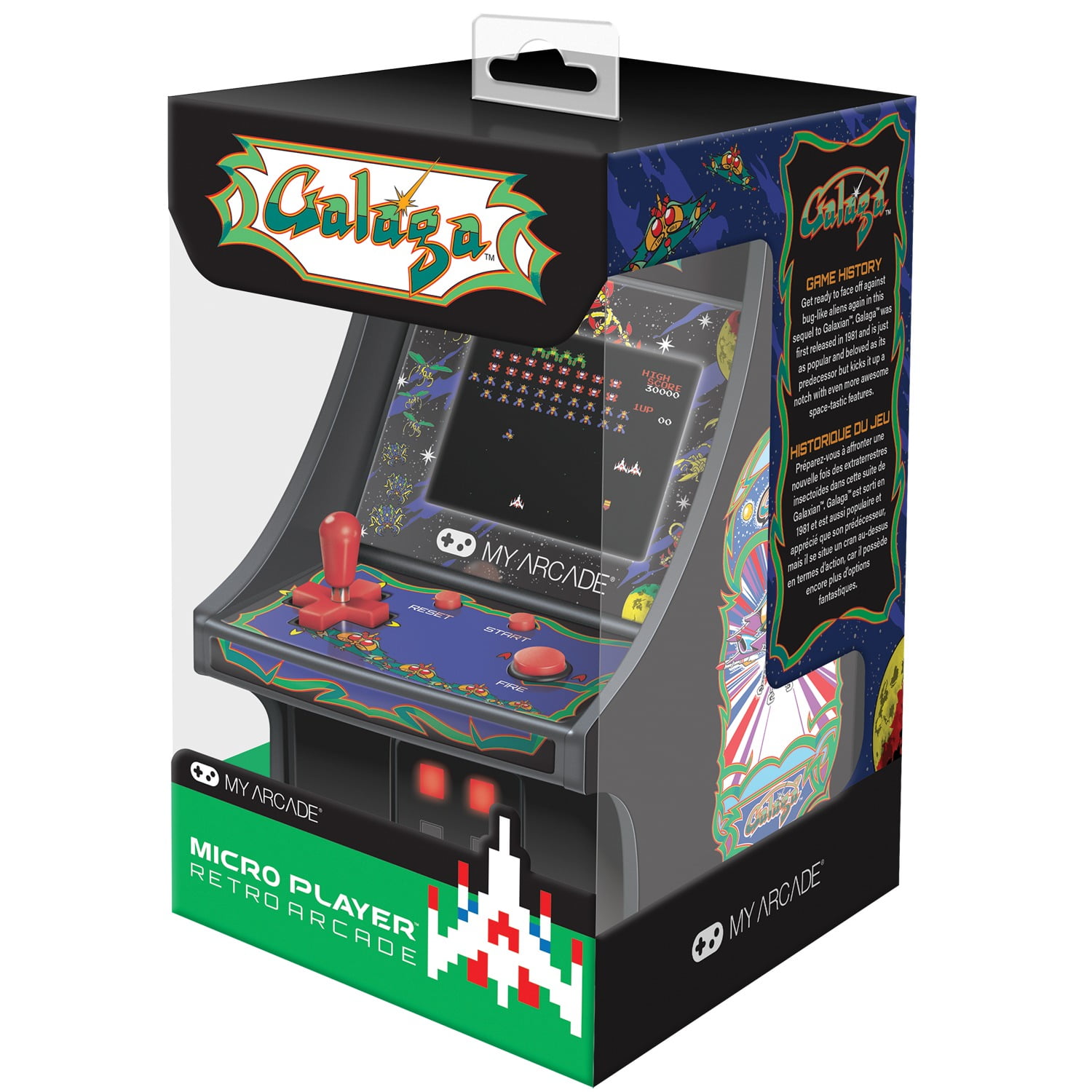 6" Collectible Retro Galaga Micro Player - Image 3