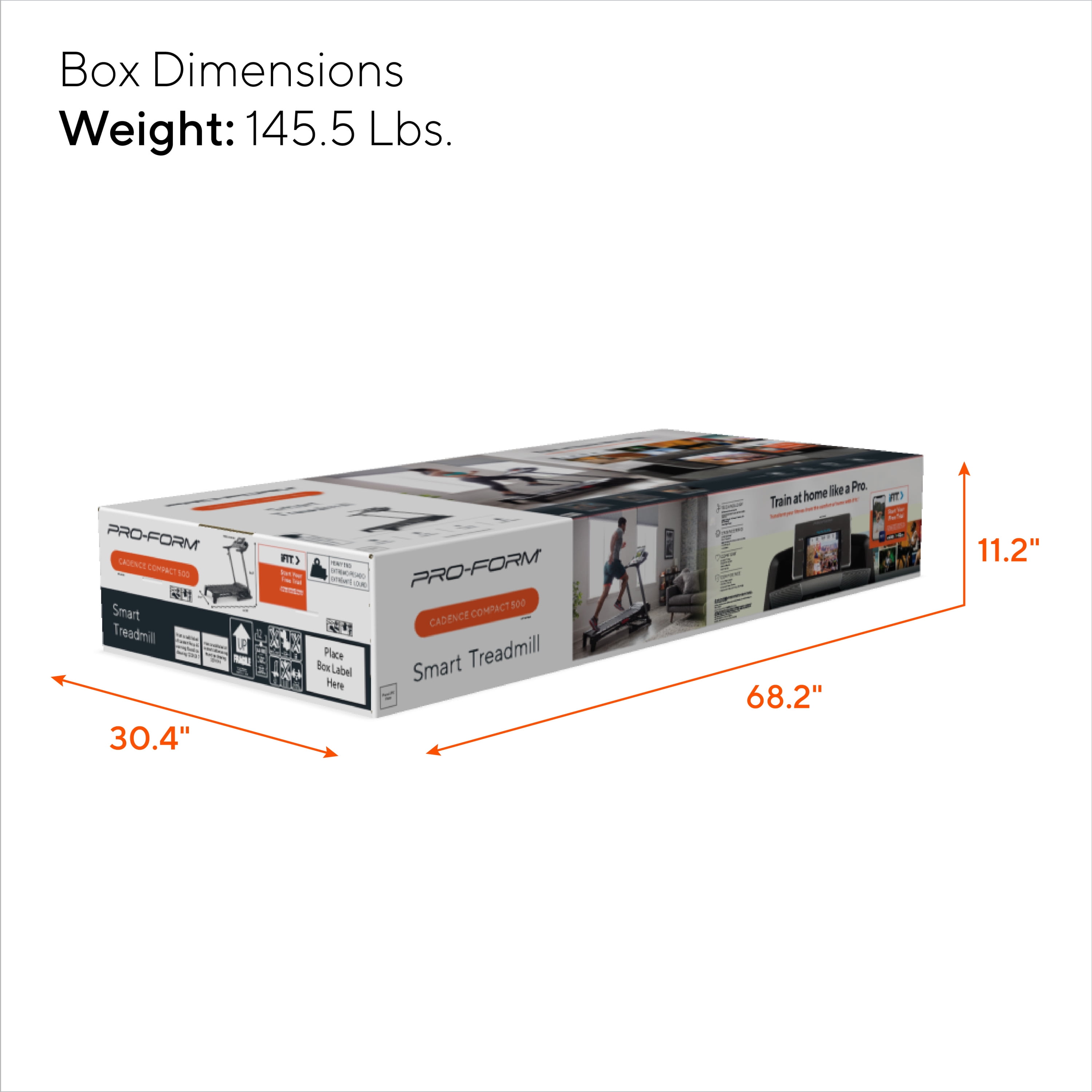 ProForm Cadence Compact 500 Folding Treadmill, Compatible with iFIT Personal Training - Image 24