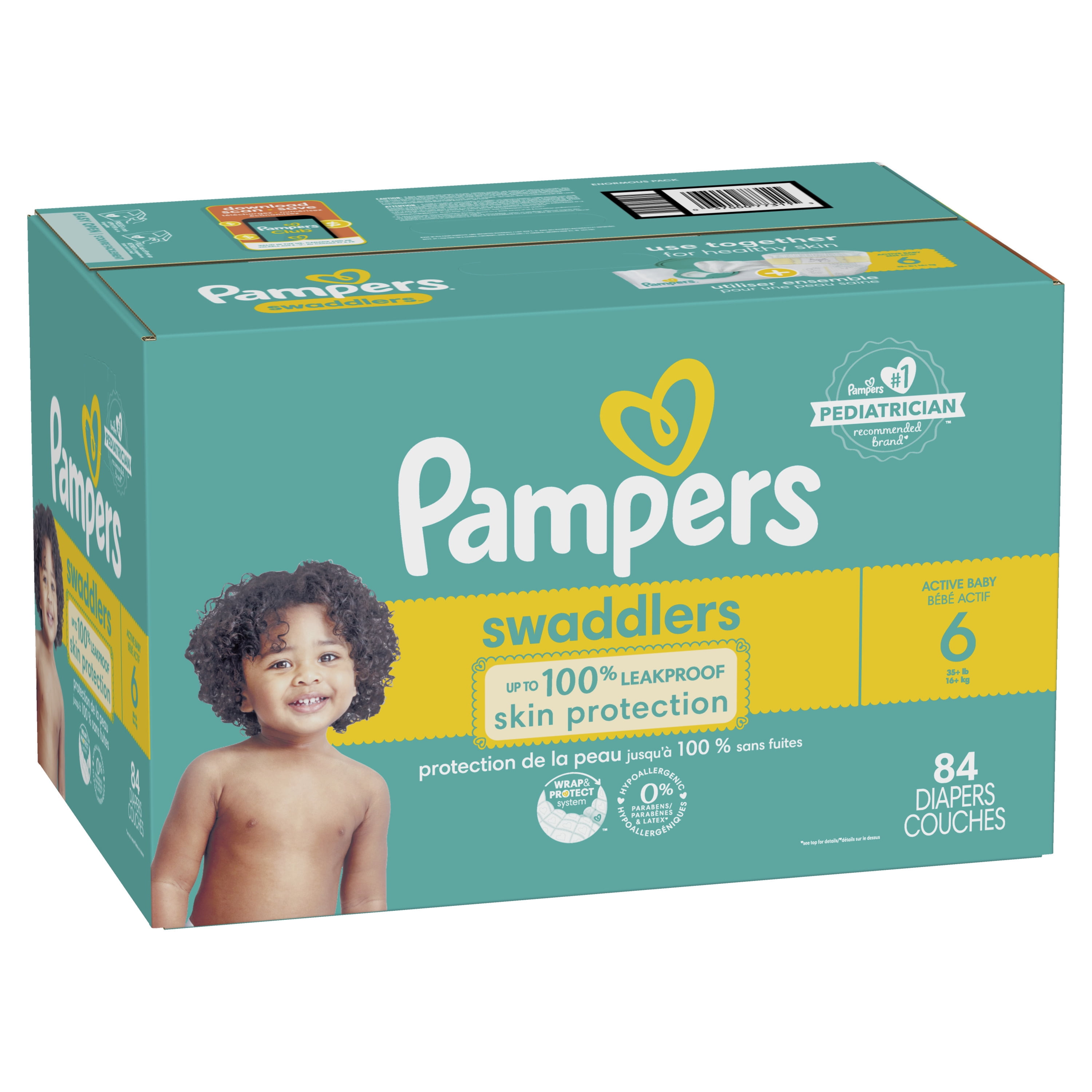 Pampers Swaddlers Diapers Size 6, 84 Count (Select for More Options) - Image 13