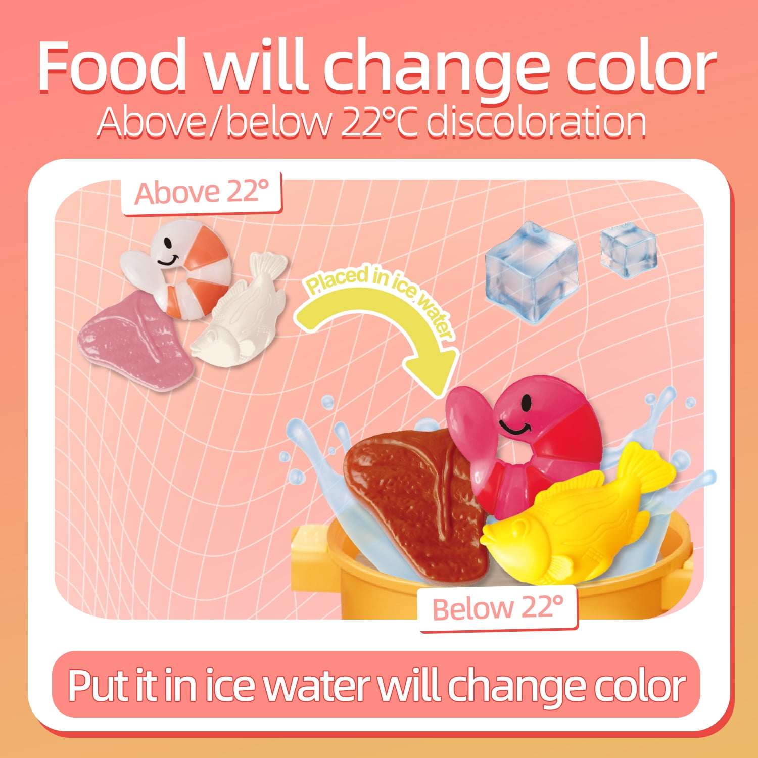 Beefunni Pretend Play Kitchen Set for Kids Girls, Toddlers Kitchen Playset Includes Toy Kitchen Accessories for Pretend Play, Indoor Toys Christmas Birthday Gifts for Girls 2-6 - Image 5