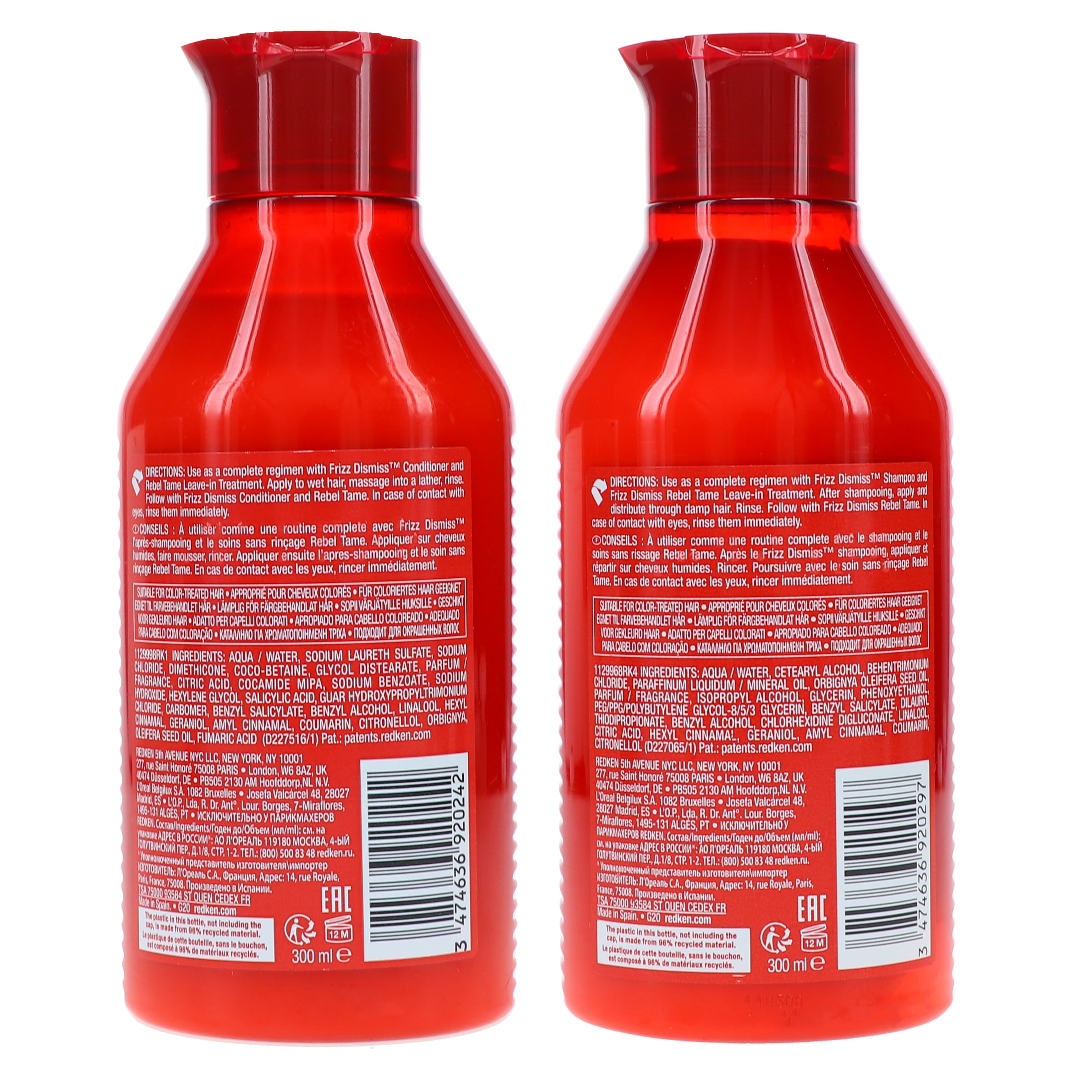 Redken Frizz Dismiss Shampoo 10.1 oz & Frizz Dismiss Conditioner 10.1 oz Combo Pack - Image 8