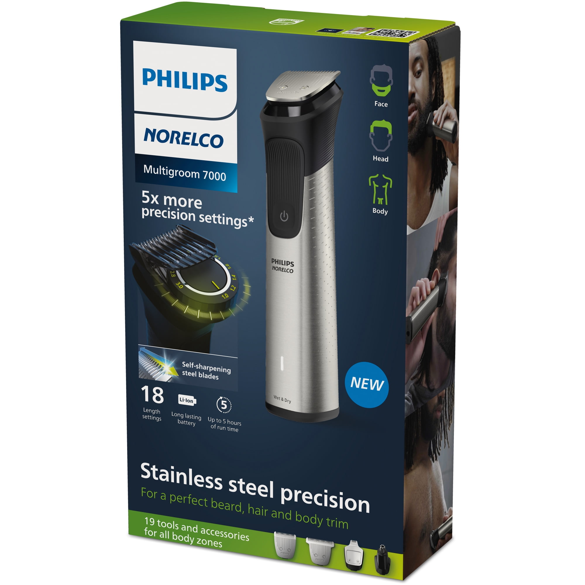 Philips Norelco Multigroom Series 7000 , Men's Electric Trimmer, MG7900/49 - Image 5