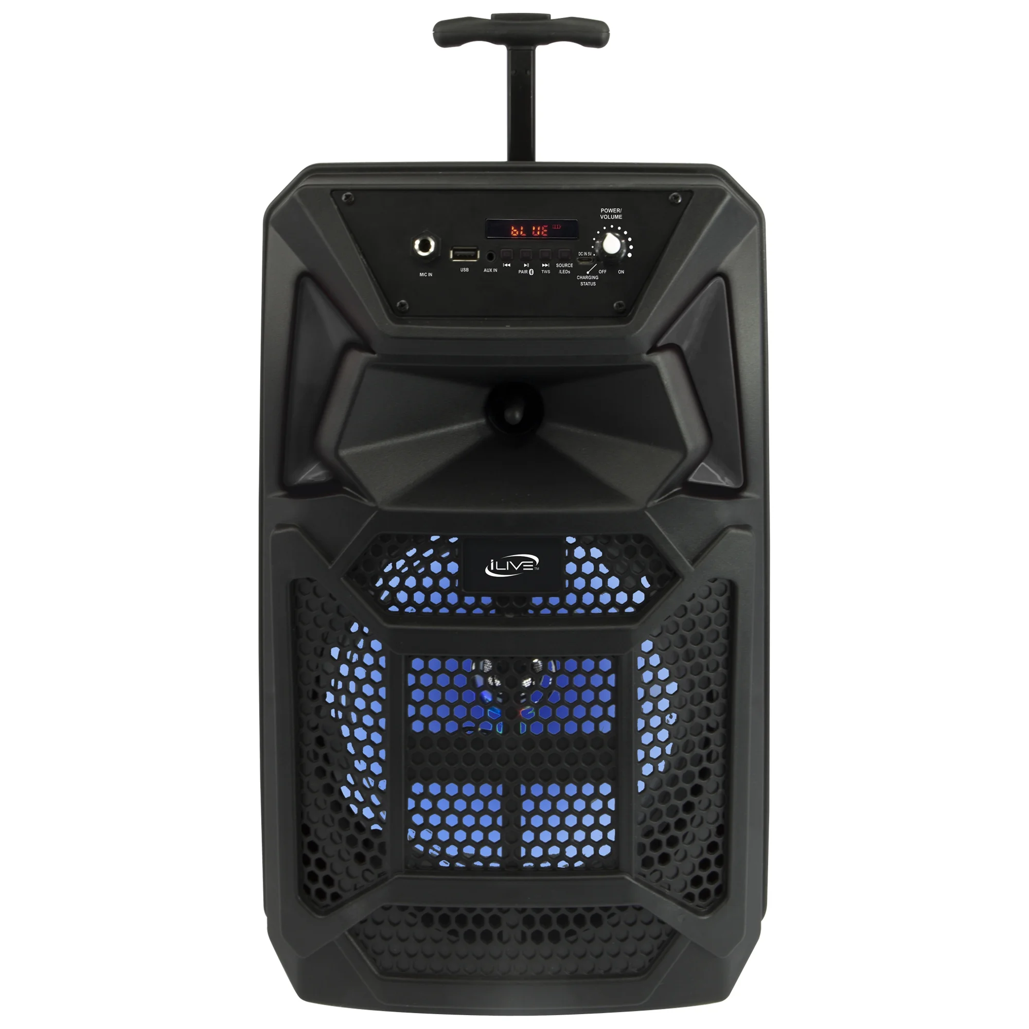 iLive v5.0 Bluetooth Wireless Tailgate Party Speaker, ISB352B, Black - Image 7