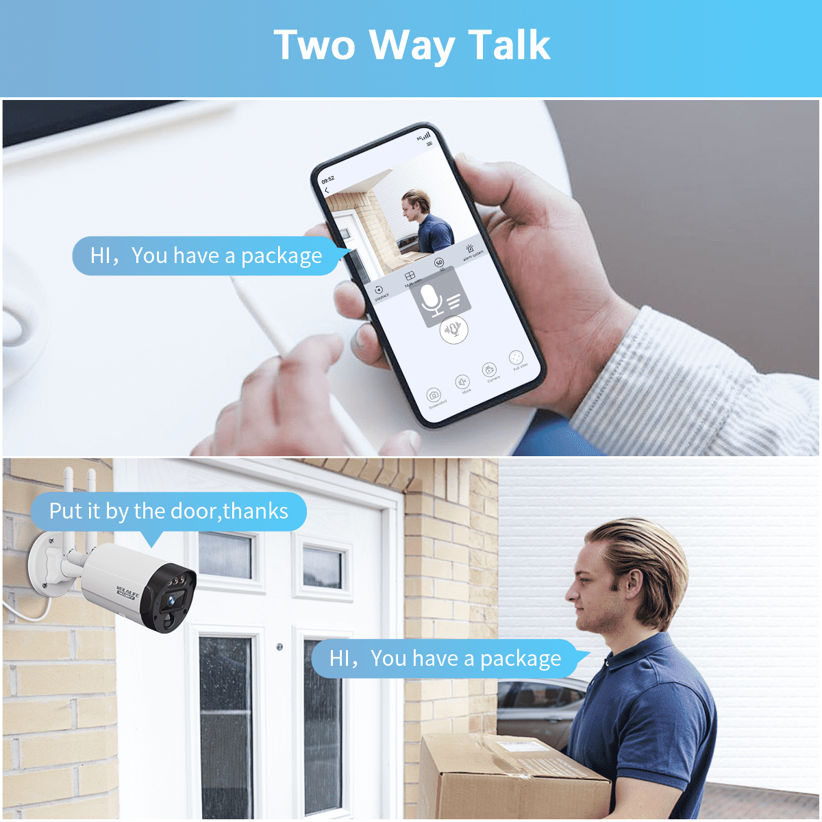 【90 Days Storage】 Outdoor Wireless Security Camera System, Wireless Cameras for Home Security, WiFi Video Surveillance, Home Security Cameras Systems - Image 7