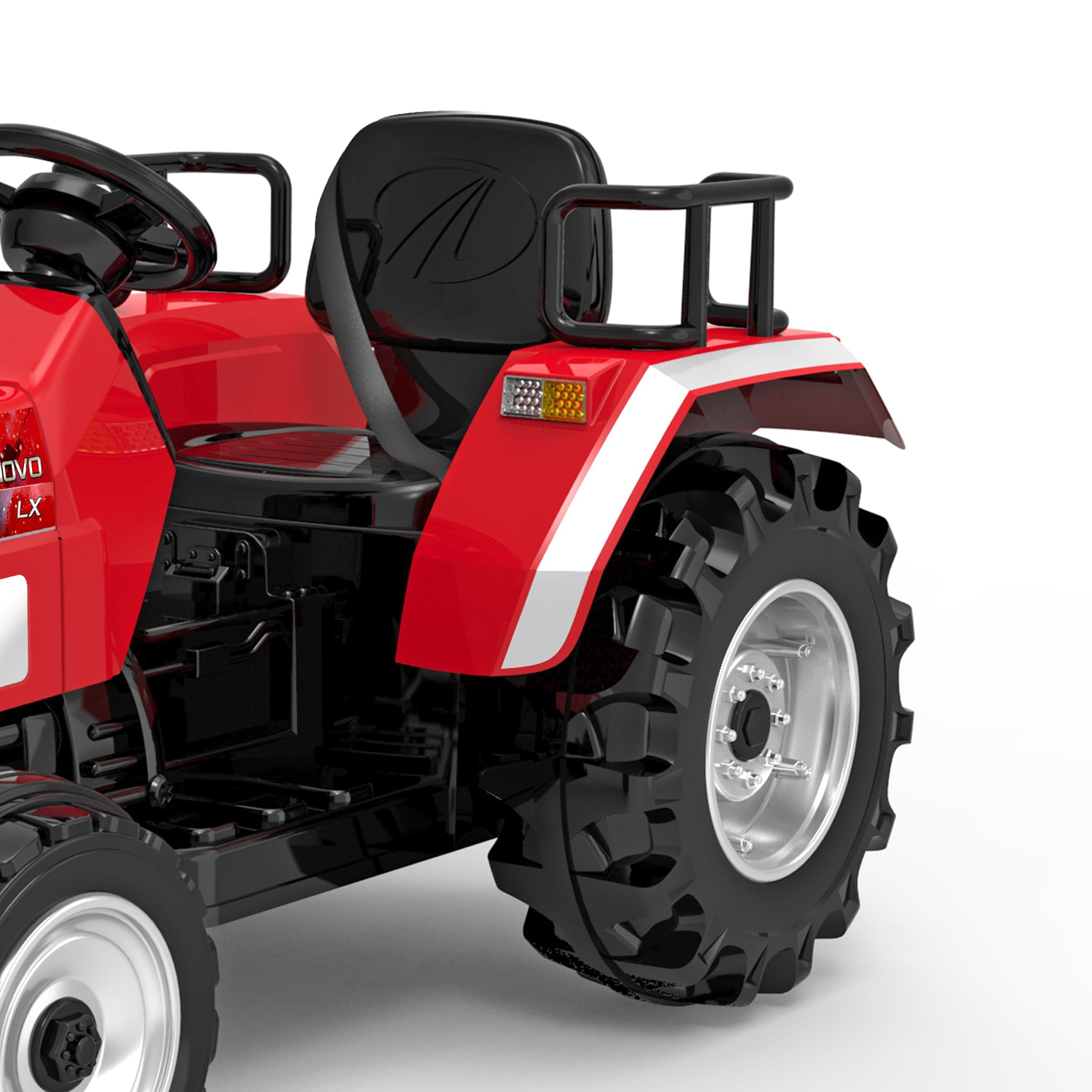 Blazin' Wheels 12V Tractor Ride-On with USB & MP3 for Kids, Powered Toy Vehicle - Image 4