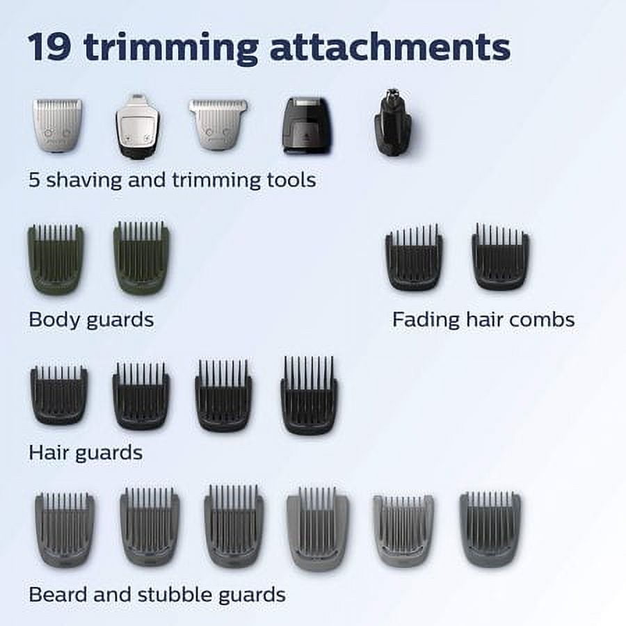Philips Norelco MG7750/49 Multigroom Series 7000, Men's Grooming Kit with Trimmer for Beard, Head, Body, and Face - No Blade Oil Needed - Image 20
