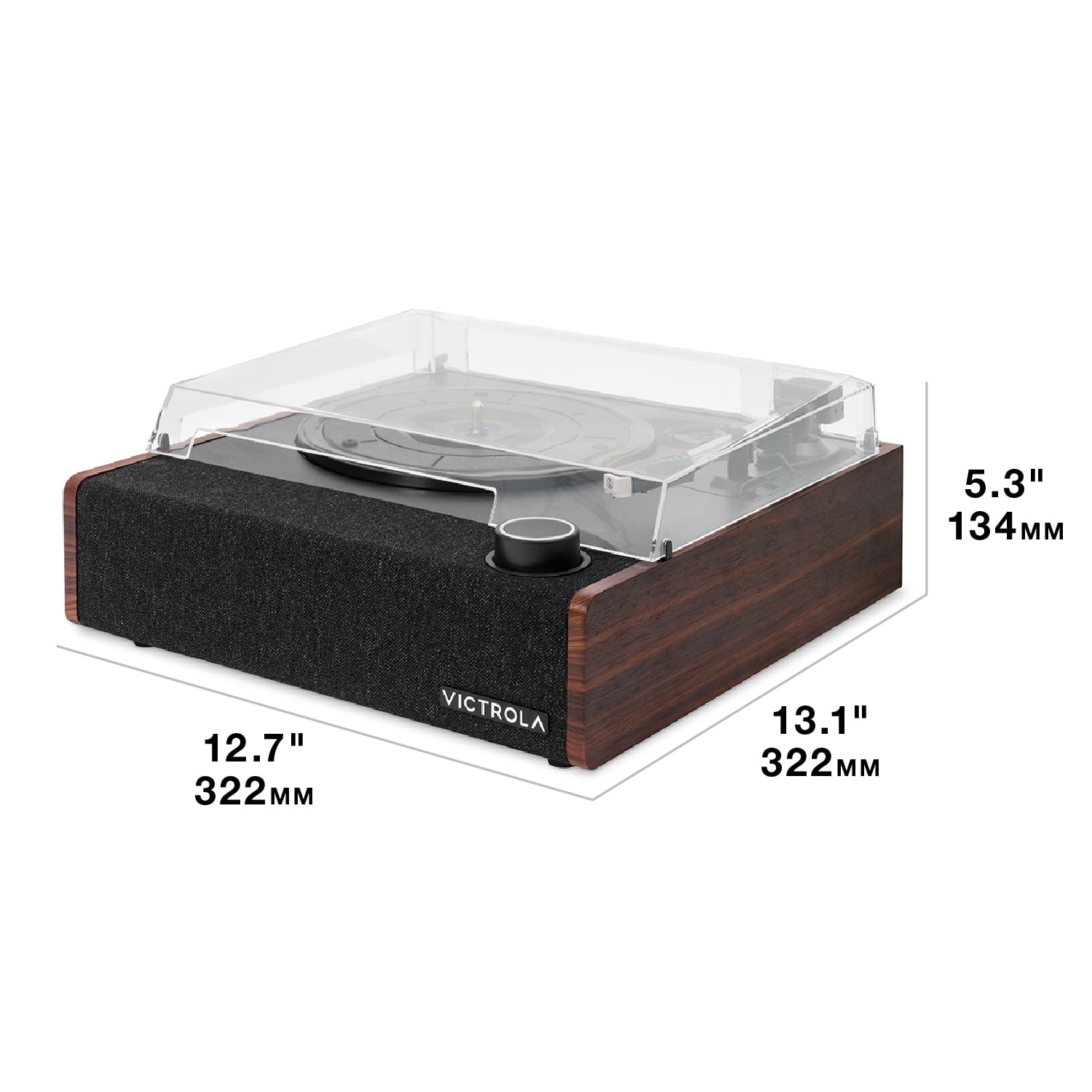 Victrola Eastwood II Bluetooth Record Player with 3 speed Turntable - Image 4