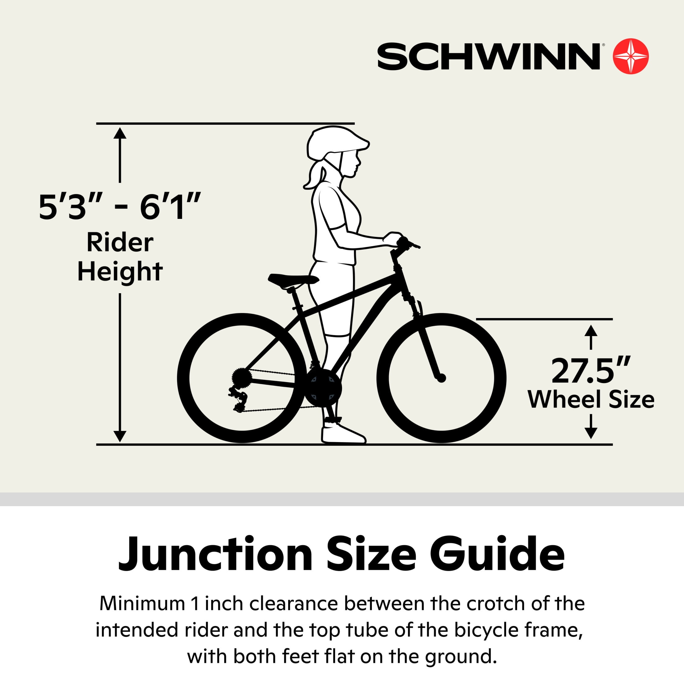 Schwinn Junction Hybrid Bike, 27.5-in. Wheels, 7 Speed Adult Bicycle, Navy - Image 4