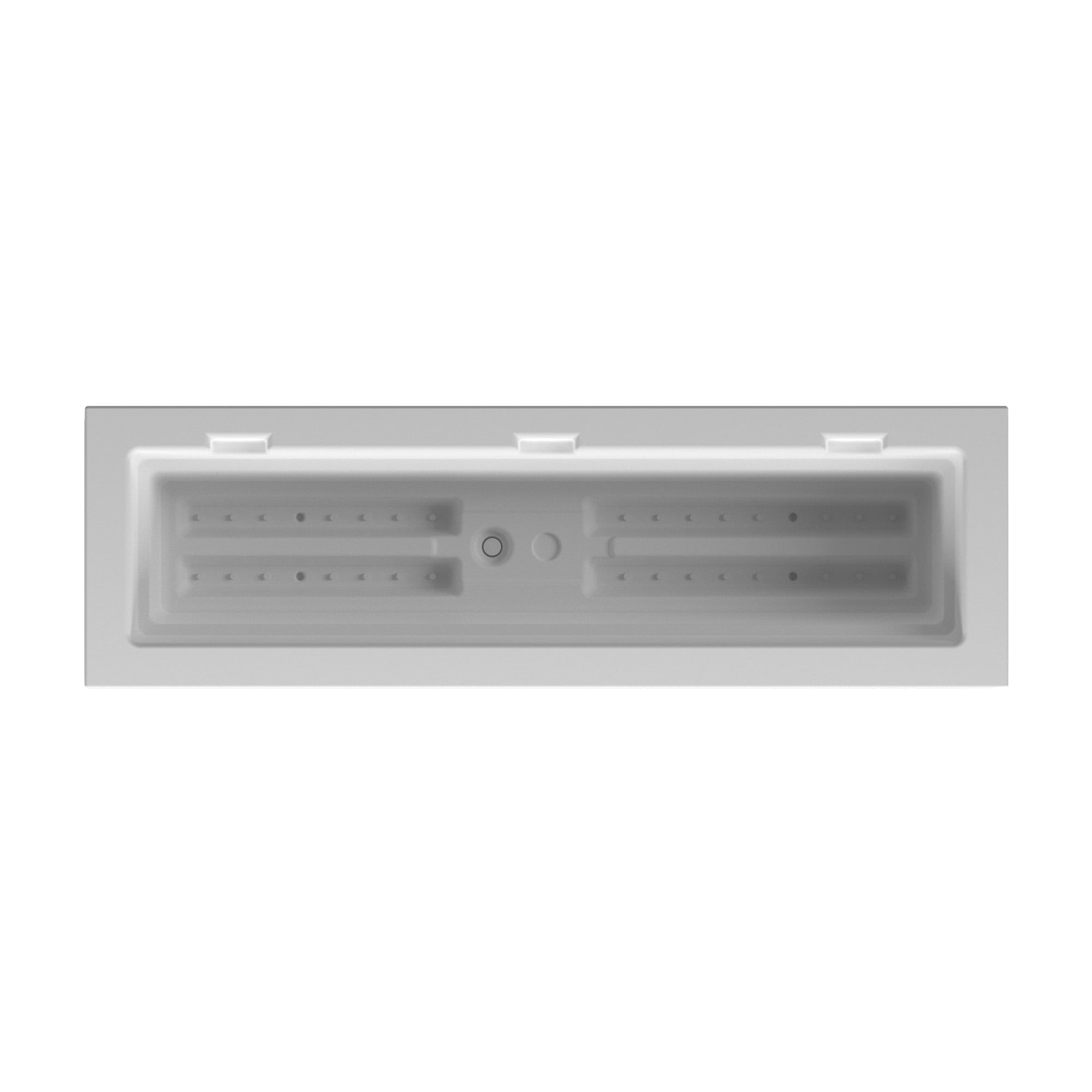Cape Cod 36" x 11" x 11" Rectangle White Self-Watering Plastic Window Box Planter - Image 8