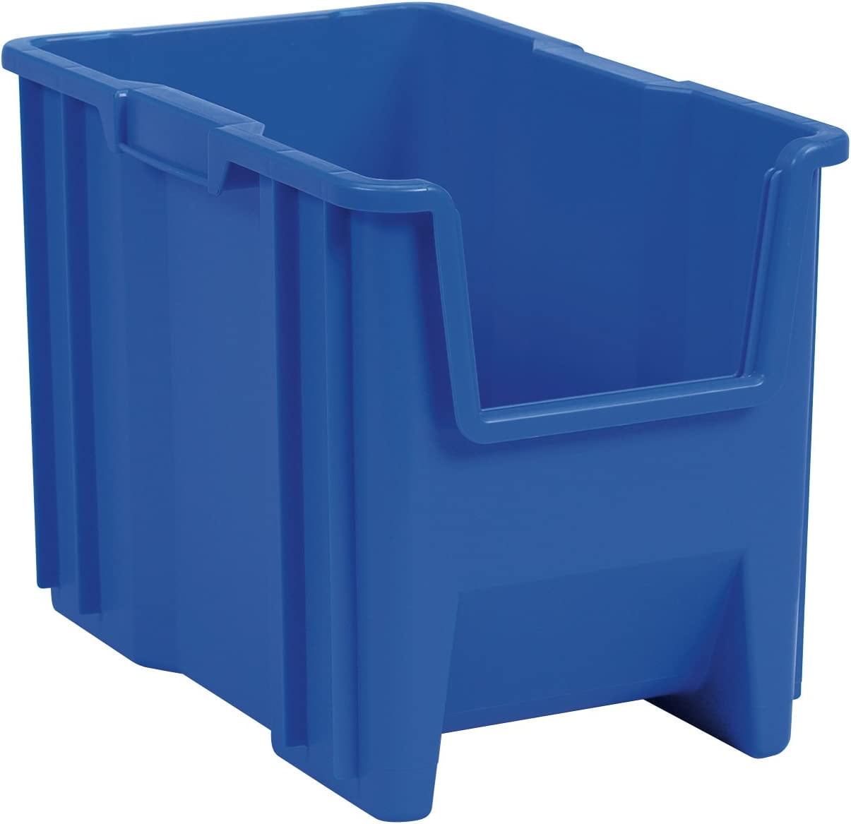 Akro-Mils Stak-N-Store 13014 Large Storage Bins Stackable Heavy Duty Containers, 17.5"x11"x12.5", Blue, 4-Pack - Image 9